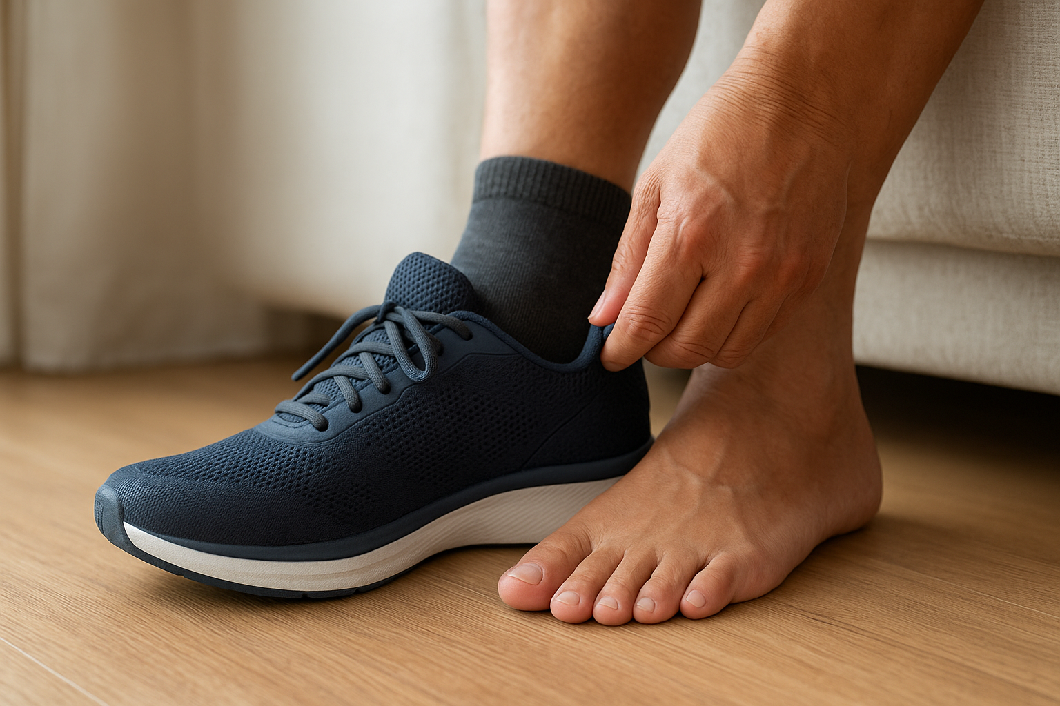 Step 4. Protect your feet with proper footwear and blood sugar control