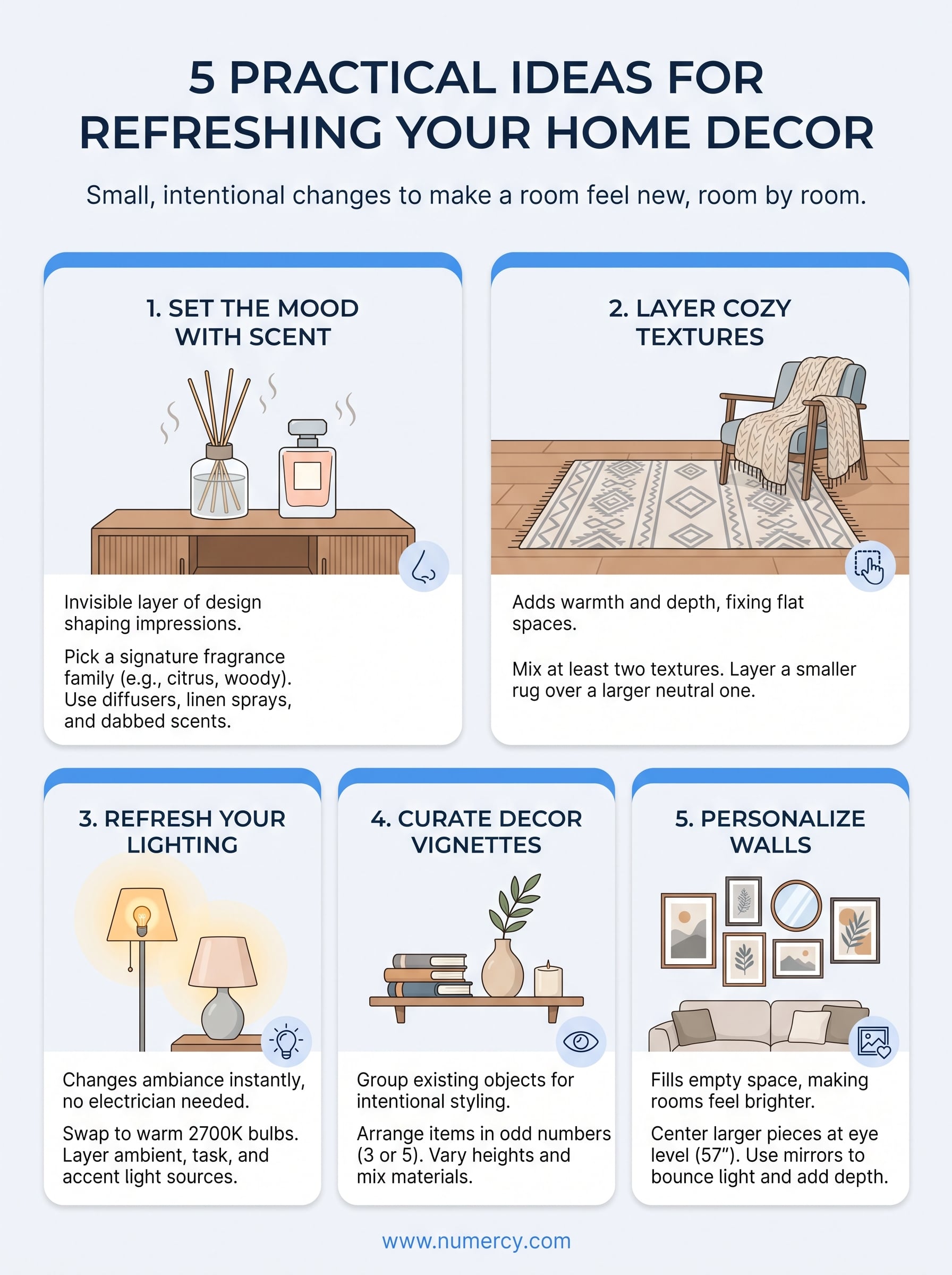 home decor infographic