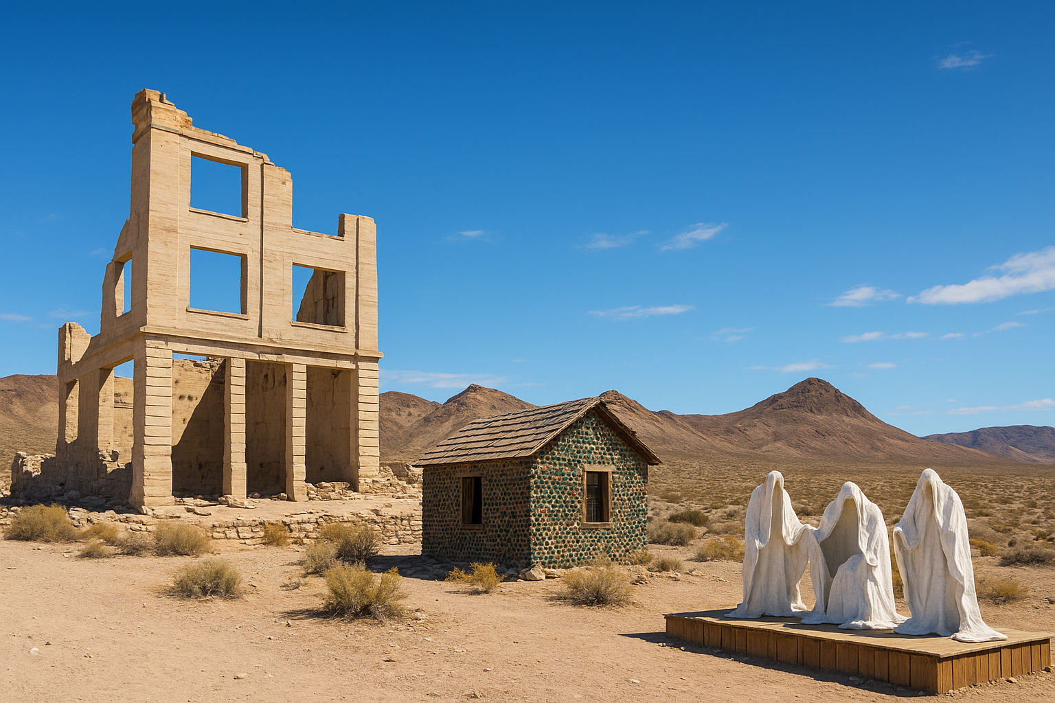 3. Rhyolite, Nevada