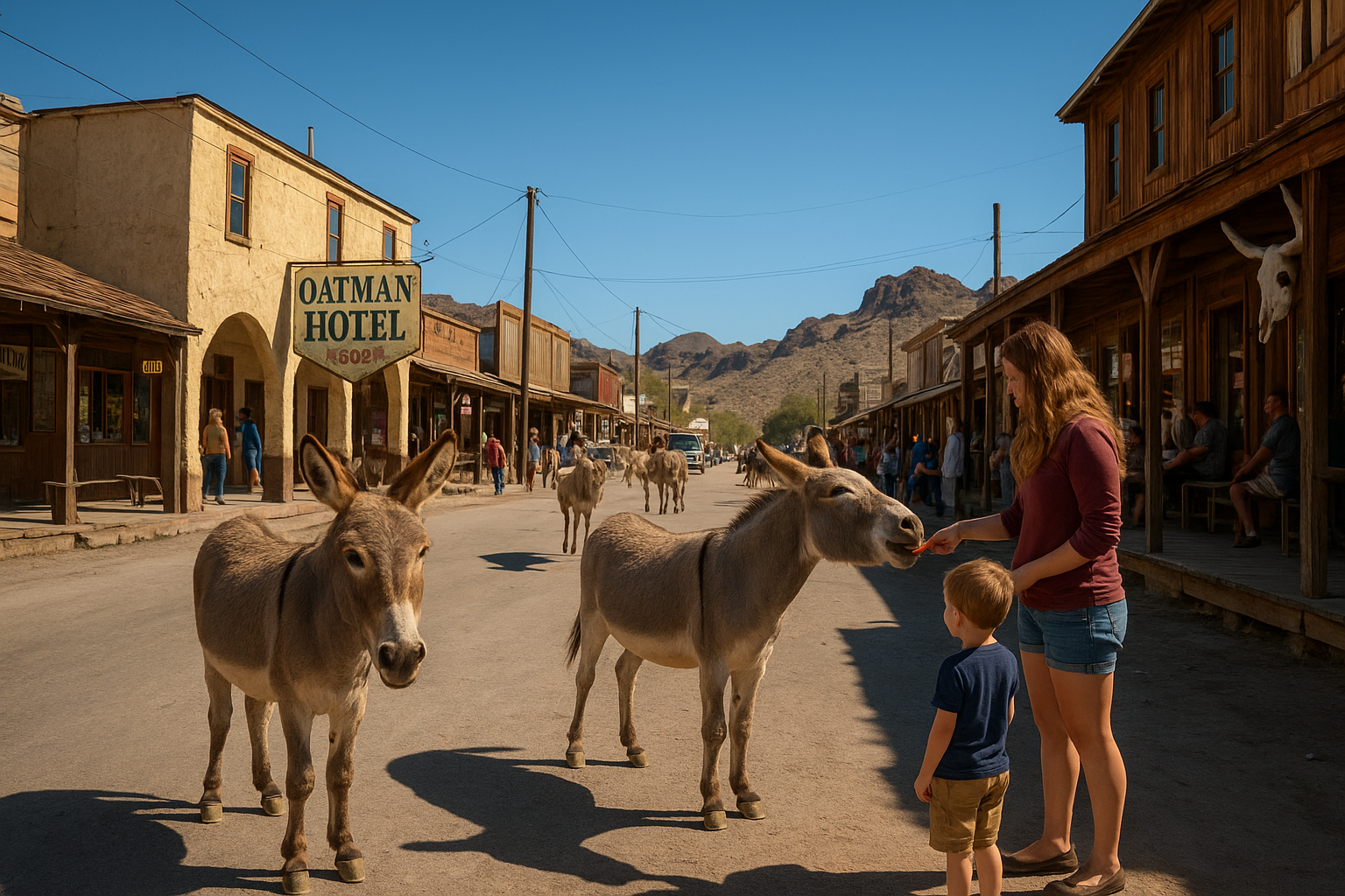 5. Oatman, Arizona
