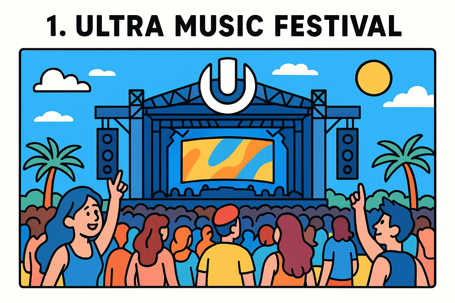 1. Ultra Music Festival