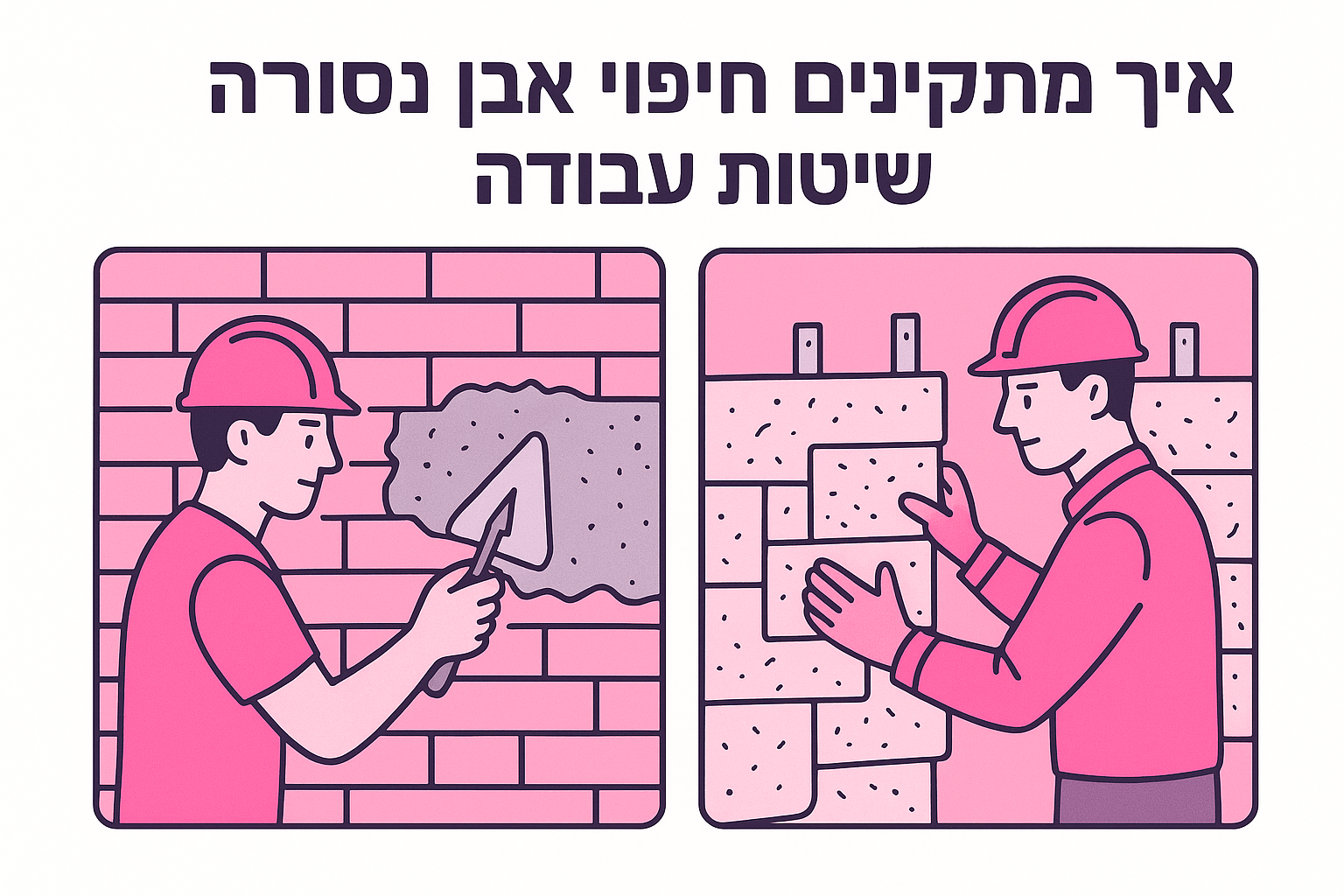 איך מתקינים חיפוי אבן נסורה - שיטות עבודה