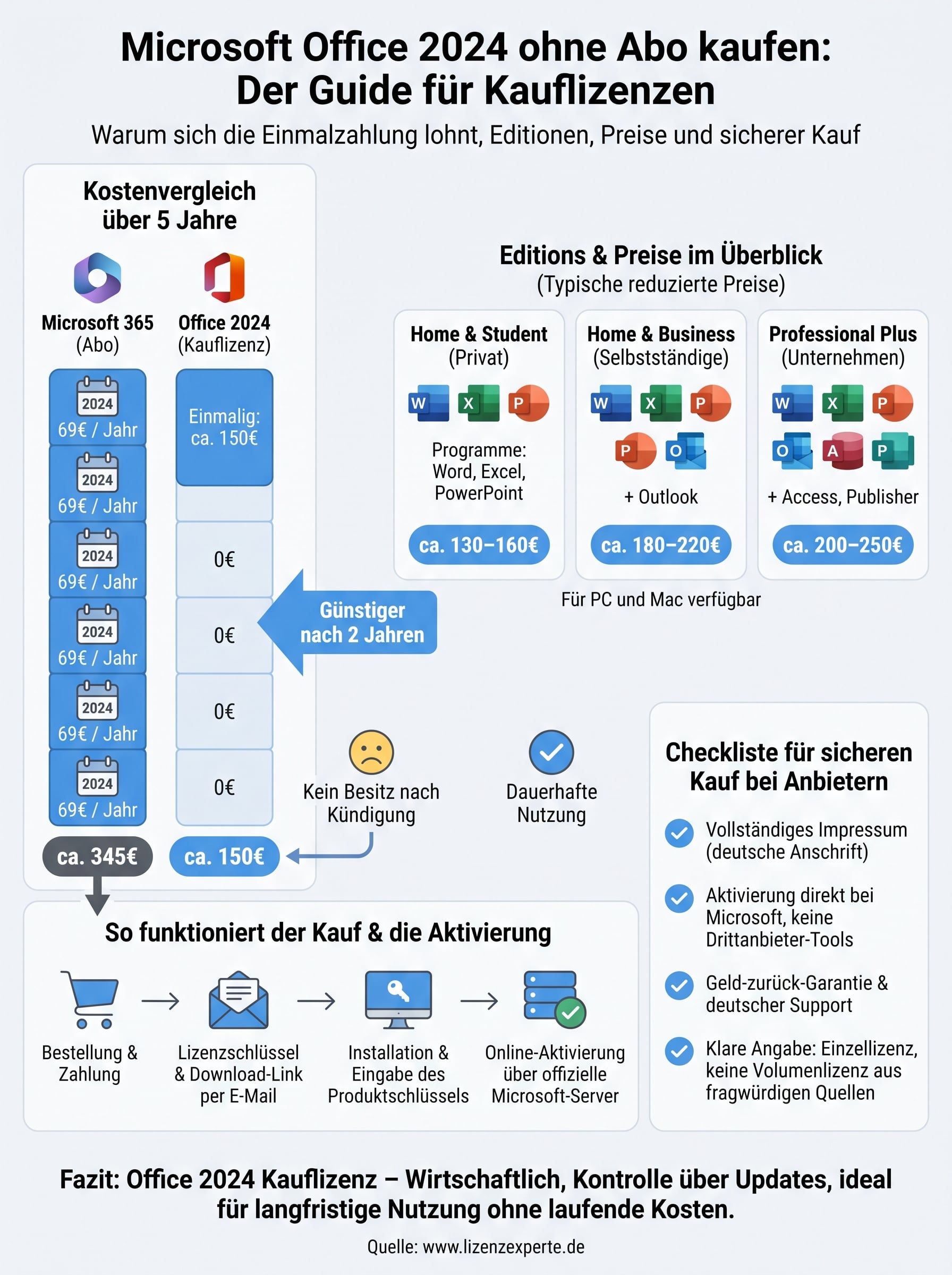 microsoft office 2024 kaufen ohne abo infographic
