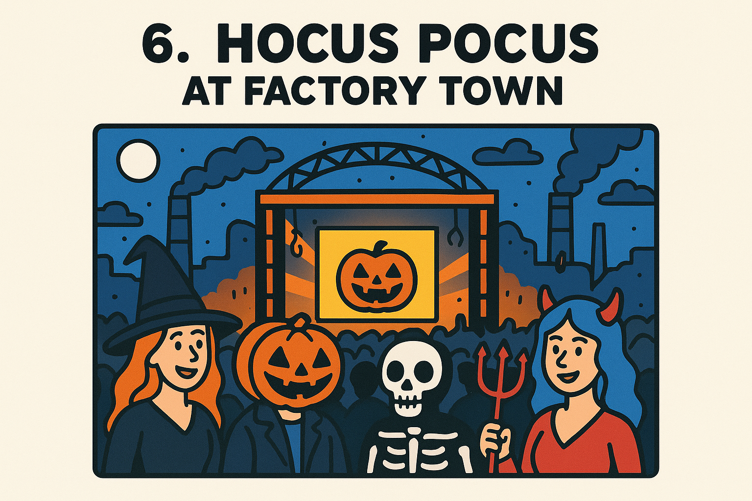 6. Hocus Pocus at Factory Town