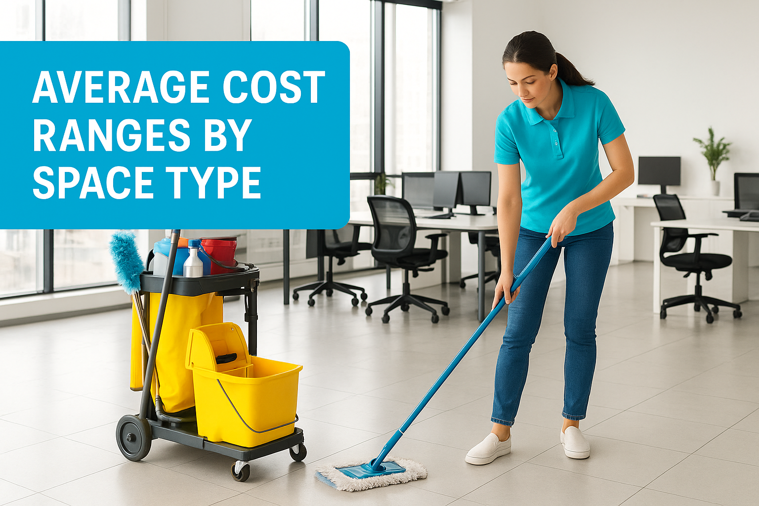 Average cost ranges by space type
