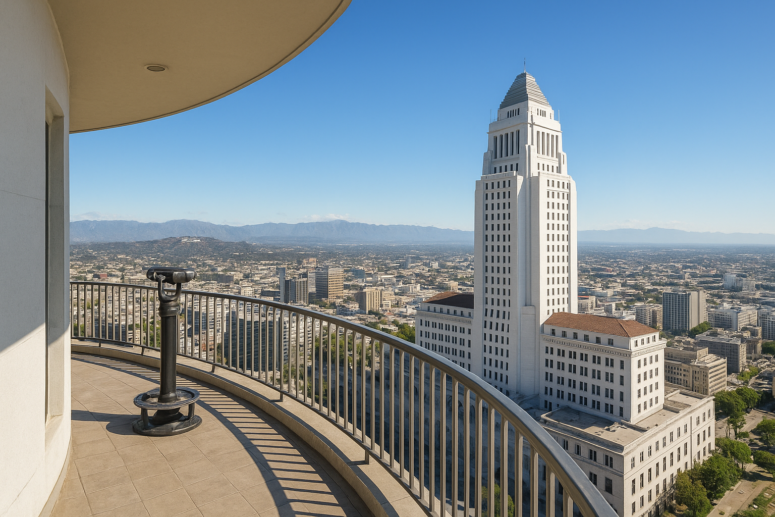 13. Los Angeles City Hall observation deck