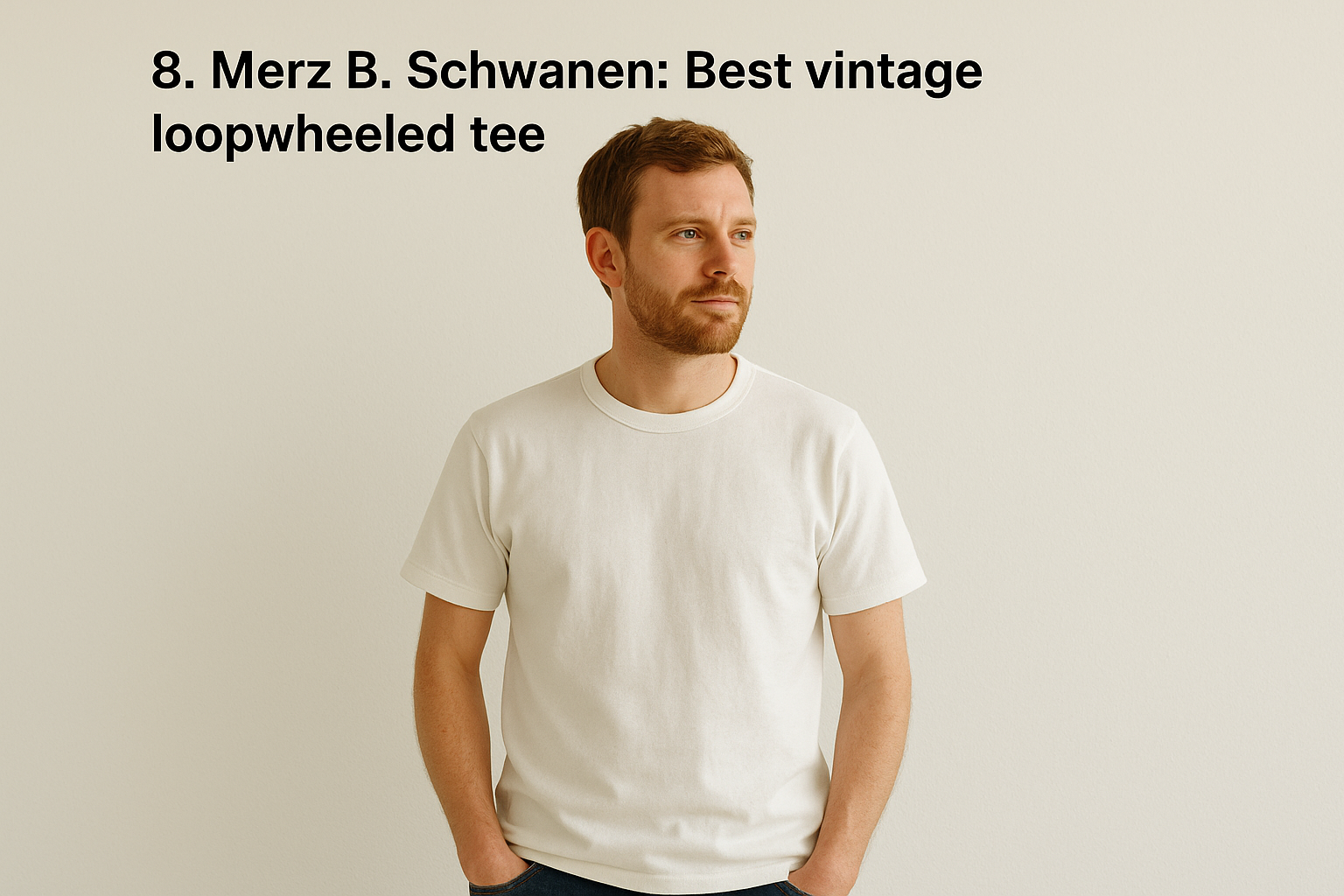 8. Merz B. Schwanen: Best vintage loopwheeled tee