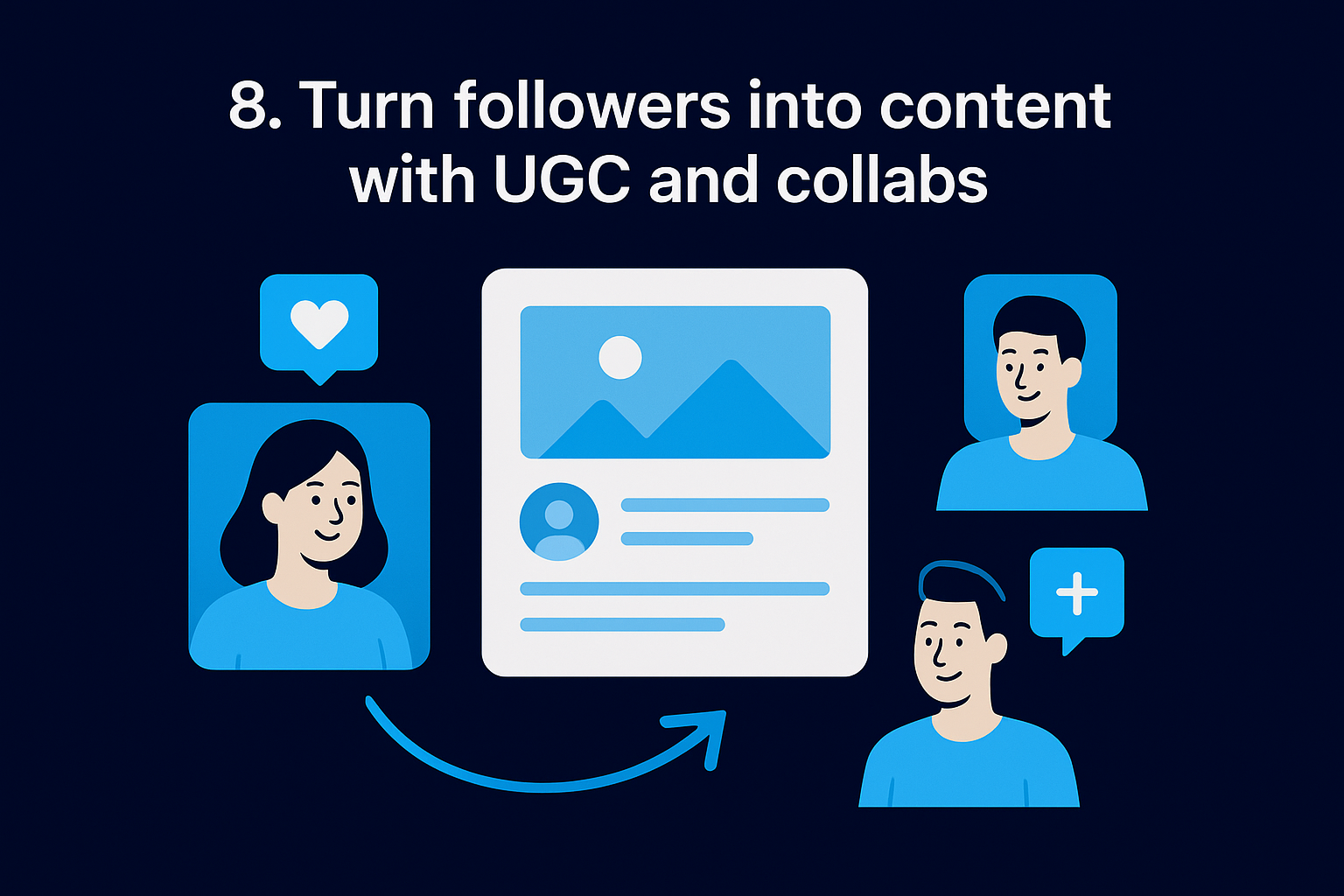 8. Turn followers into content with ugc and collabs