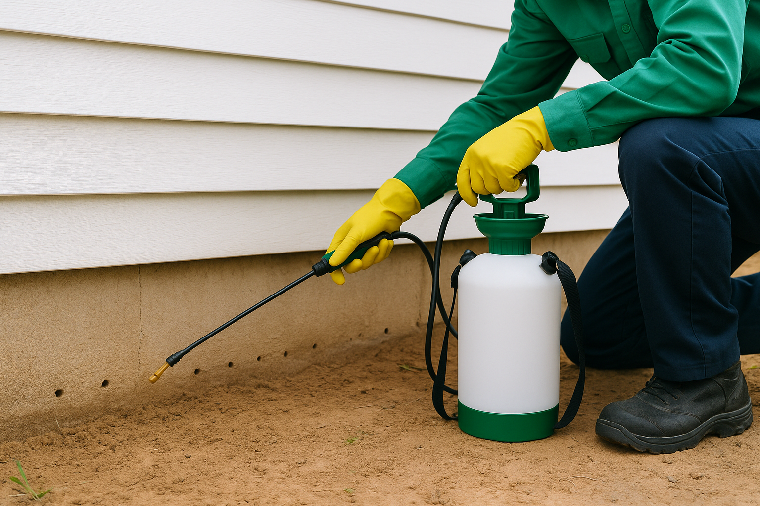 Chemical barrier application
