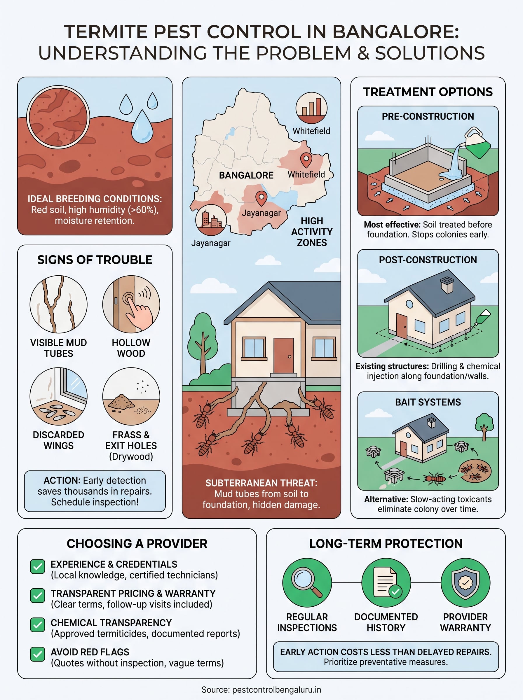 termite pest control bangalore infographic
