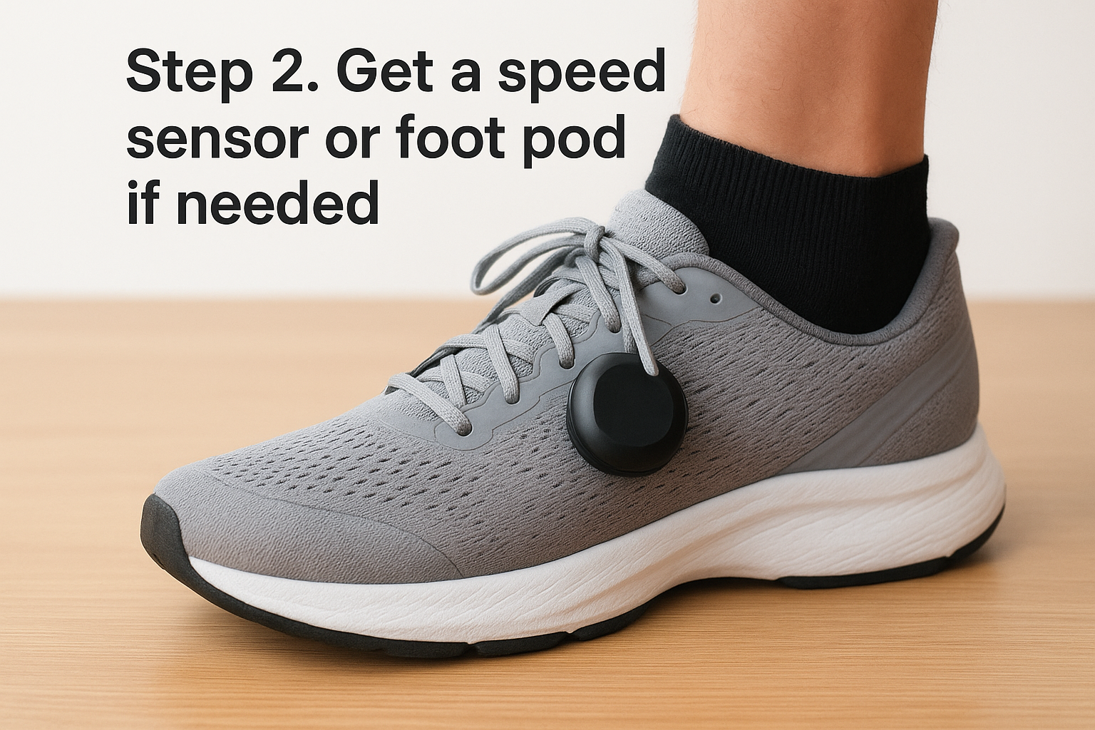 Step 2. Get a speed sensor or foot pod if needed