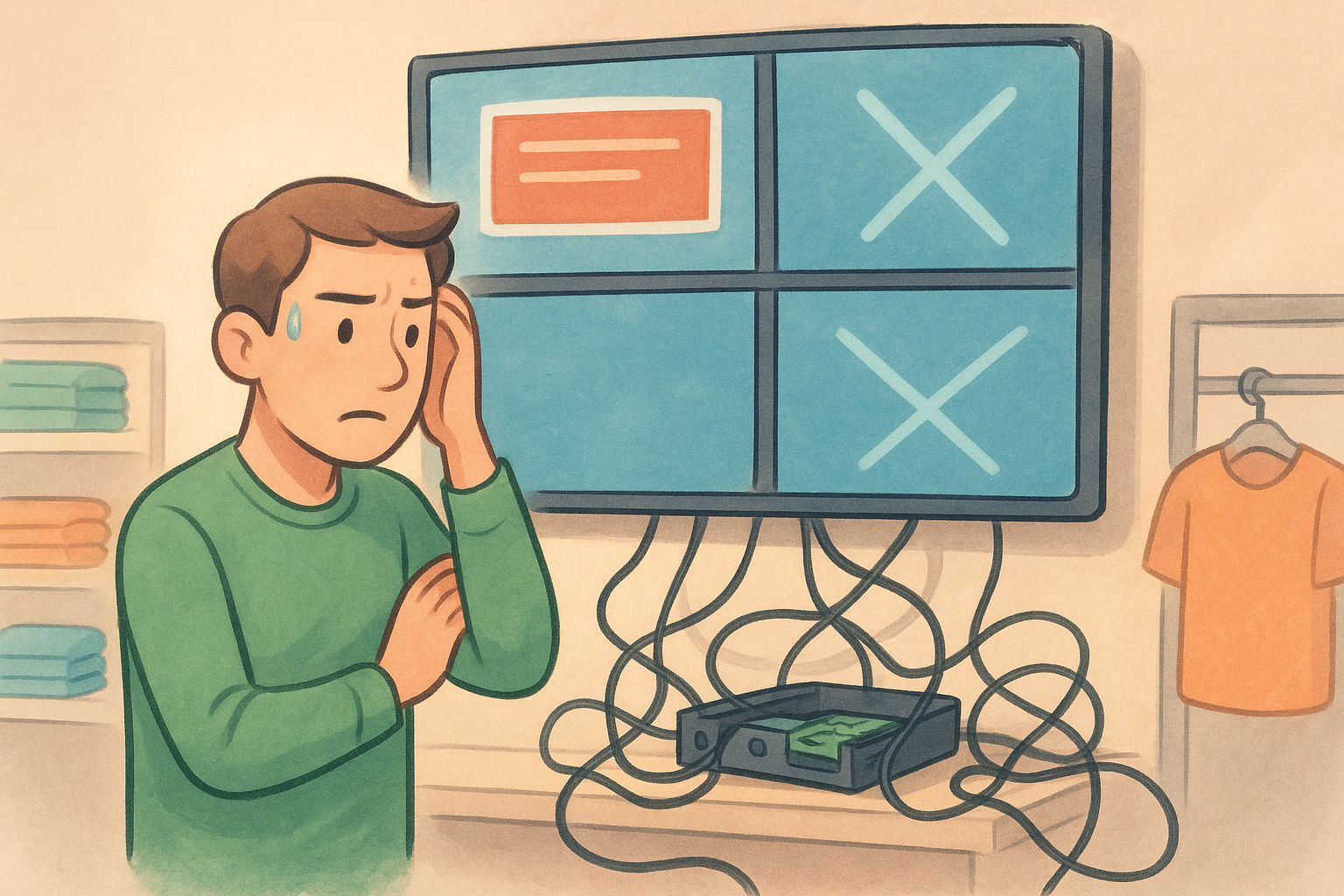 Risks created by an incomplete AV installation