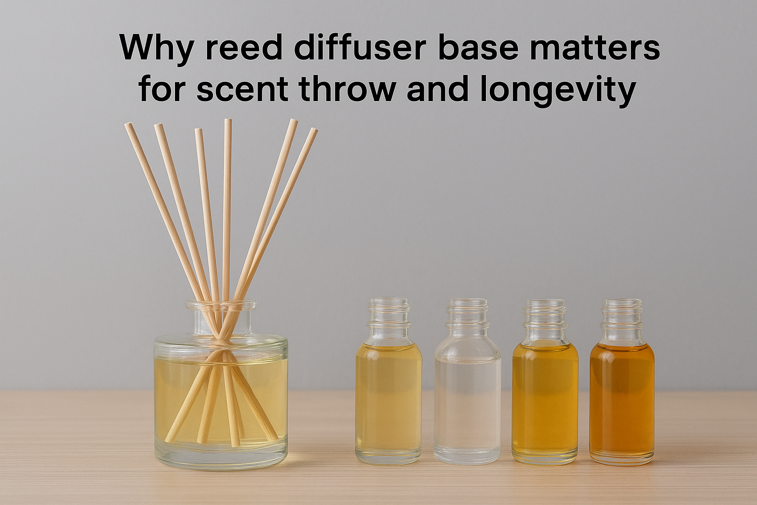 Why reed diffuser base matters for scent throw and longevity