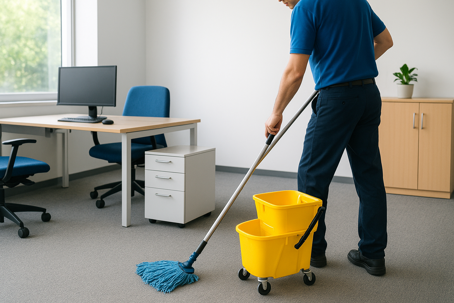 Daily and routine janitorial tasks