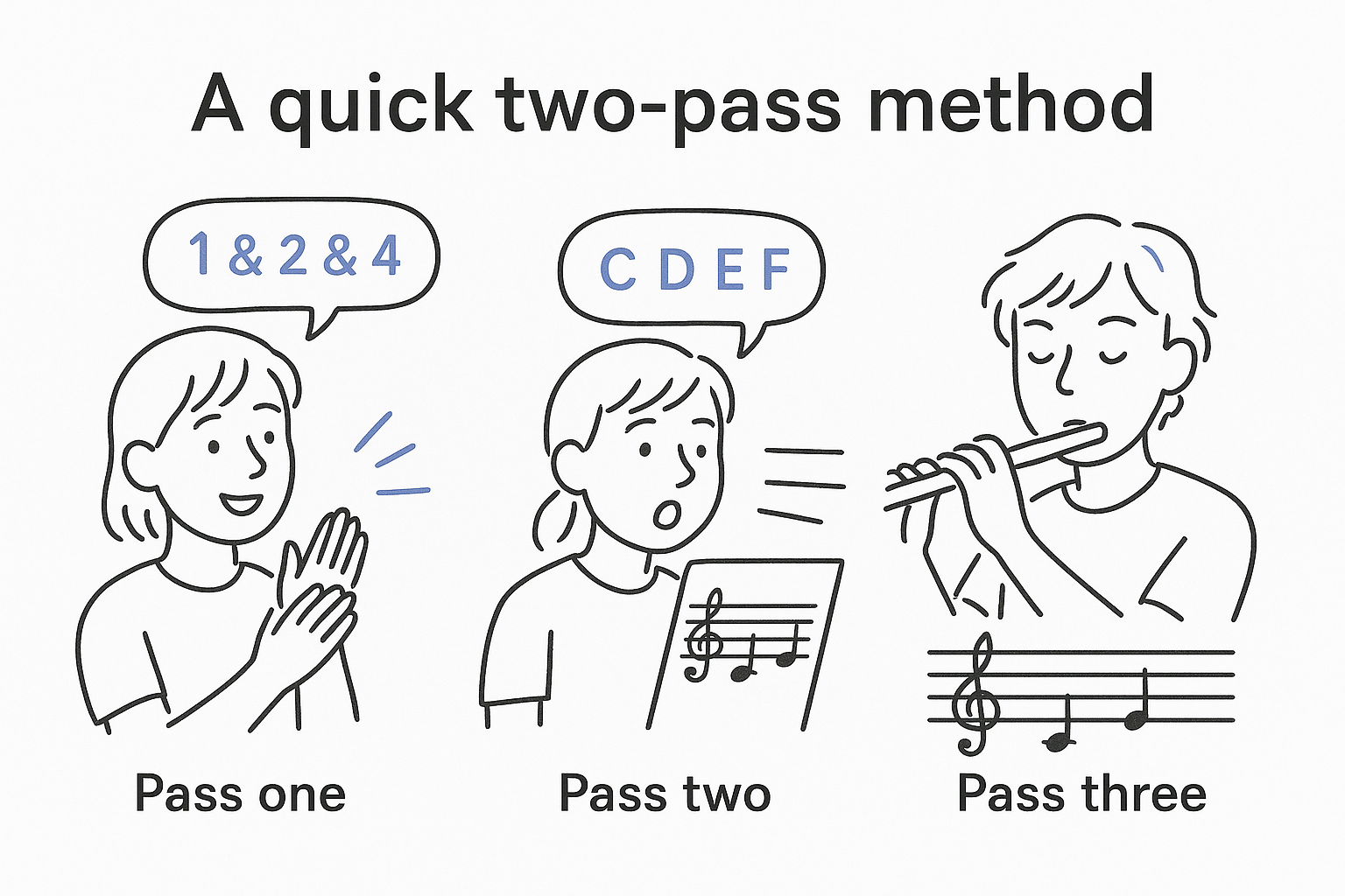 A quick two-pass method