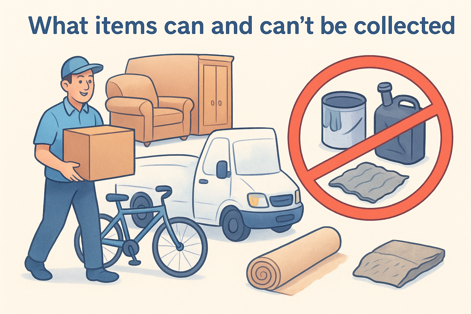 What items can and can't be collected