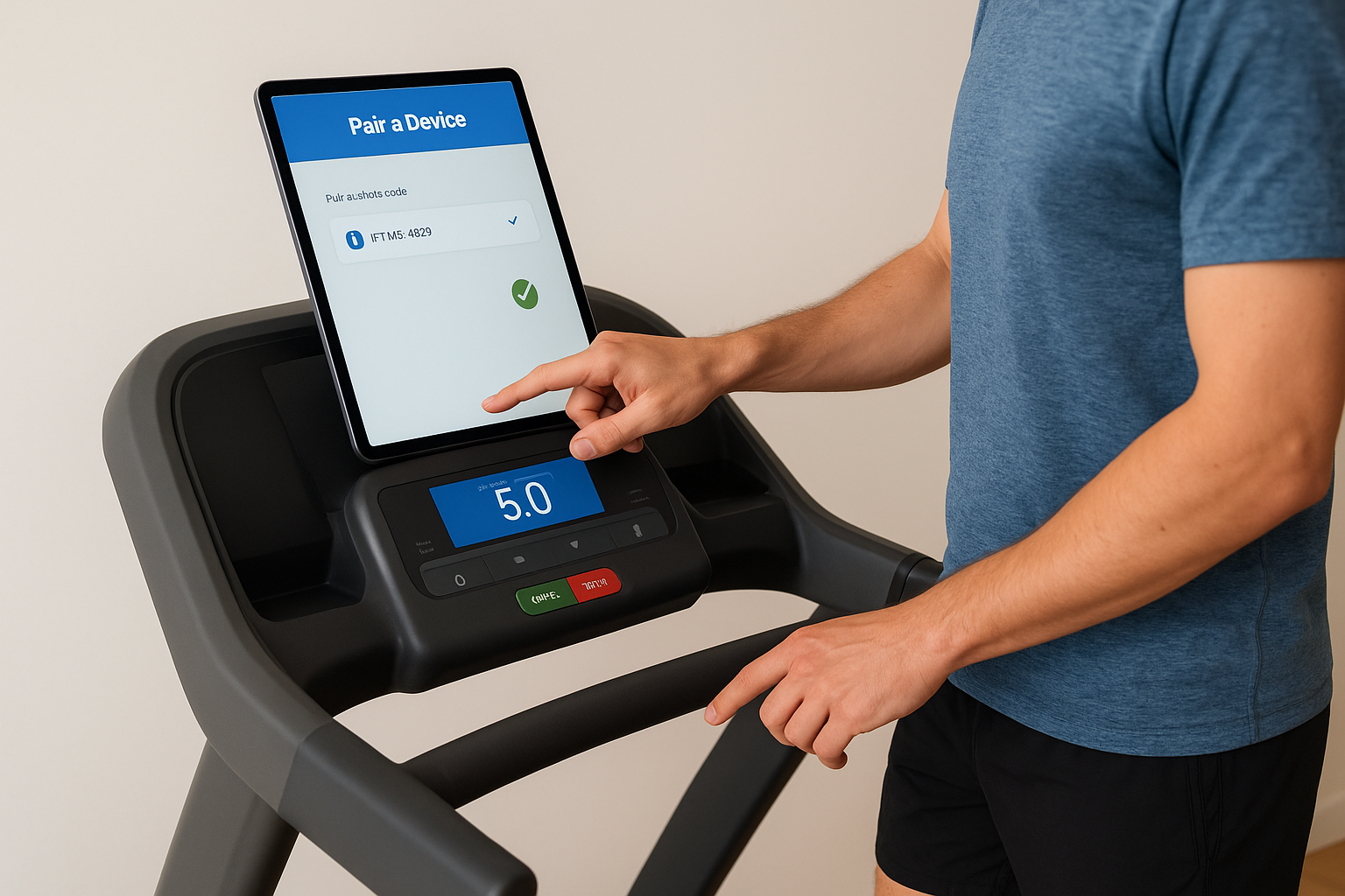 Step 4. Pair your sensor and calibrate your treadmill