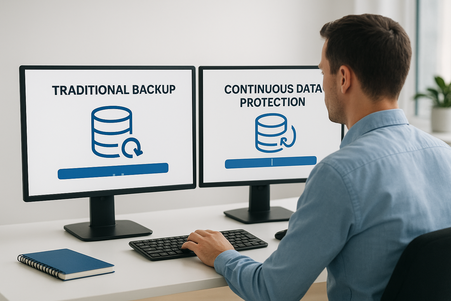 Continuous data protection versus traditional backup methods