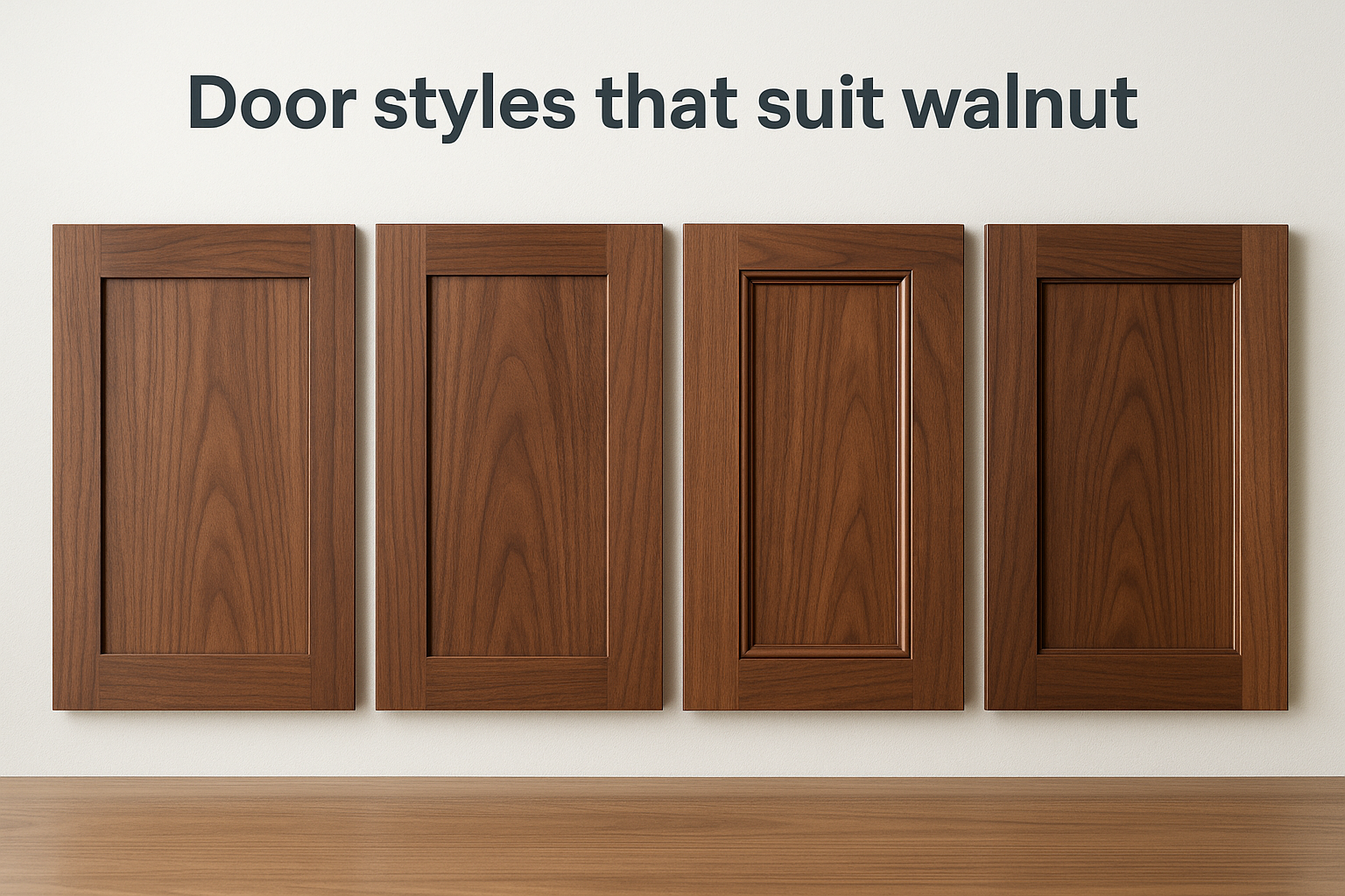 Door styles that suit walnut