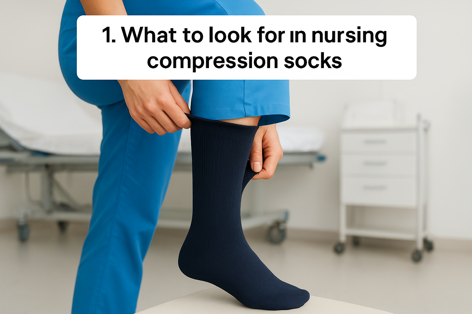 1. What to look for in nursing compression socks