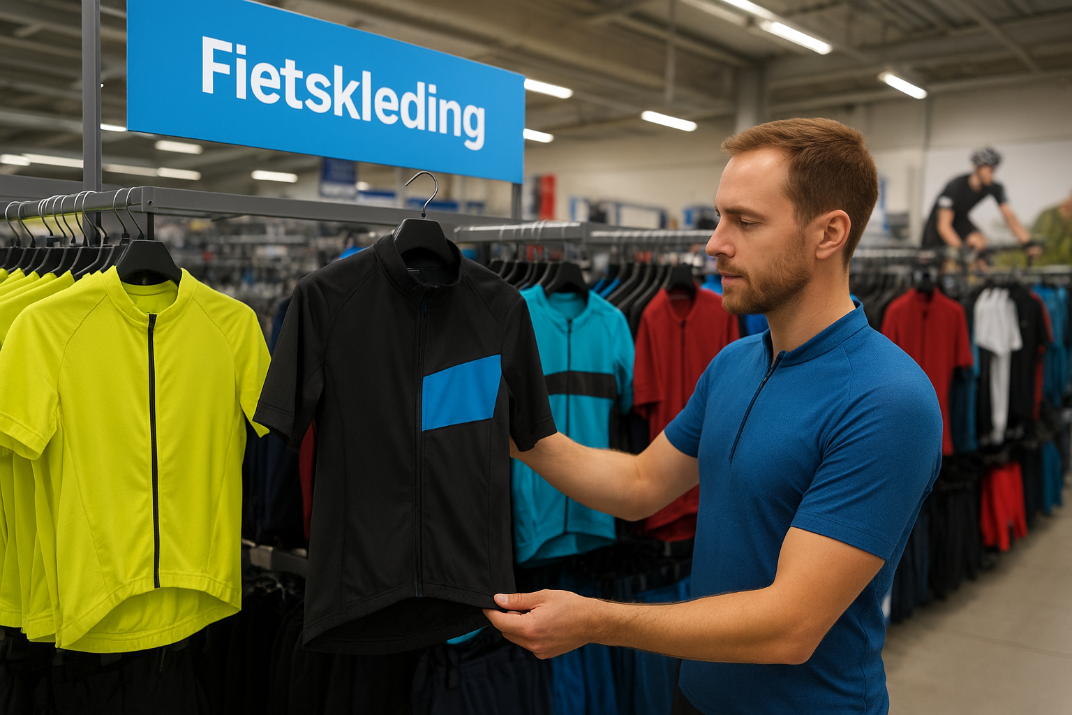 Assortiment en eigen merken voor fietskleding