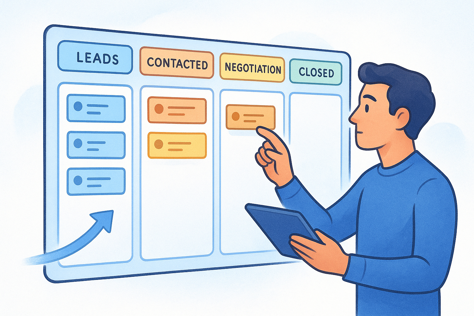 Deal pipeline and visual tracking