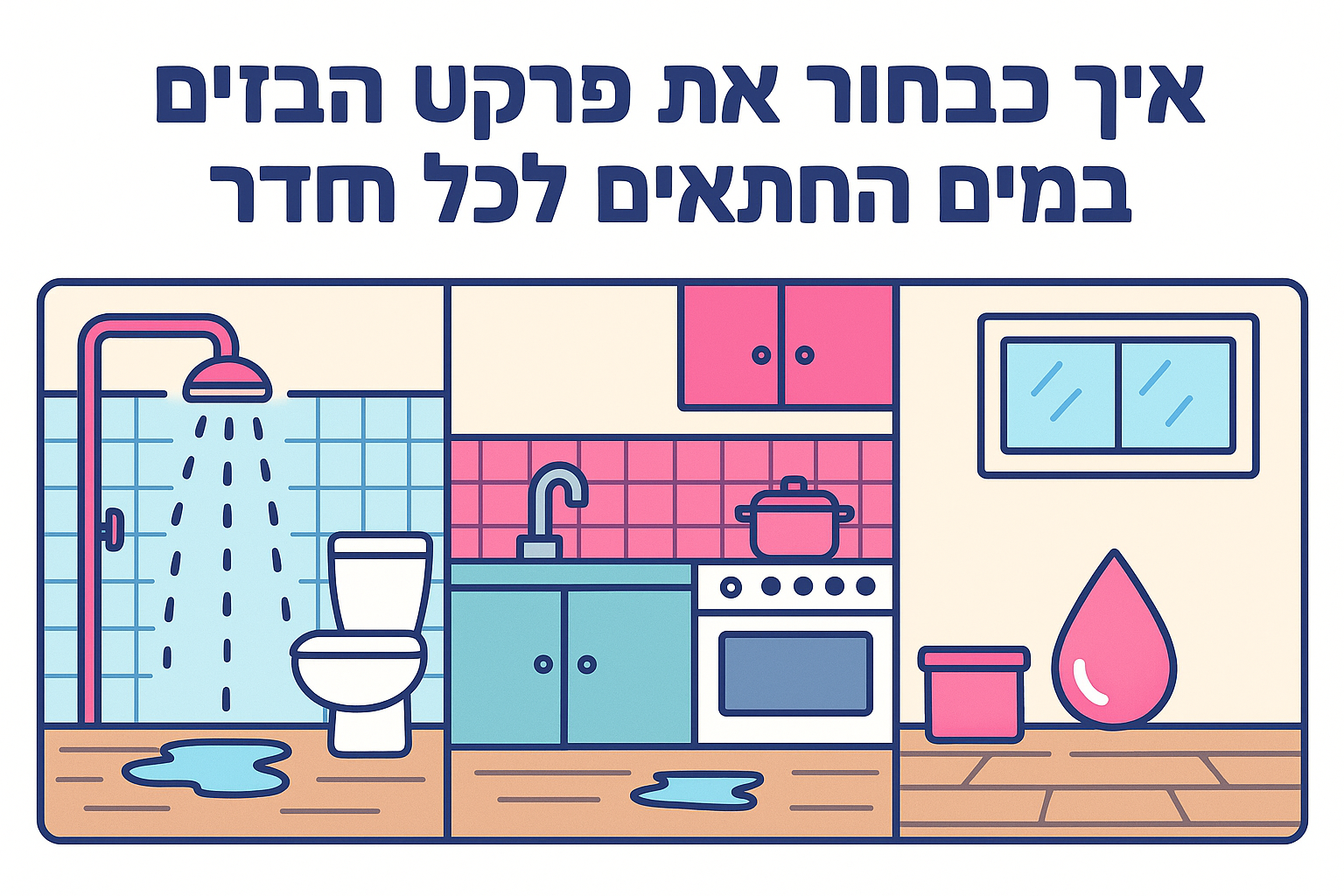איך לבחור את פרקט העמיד במים המתאים לכל חדר