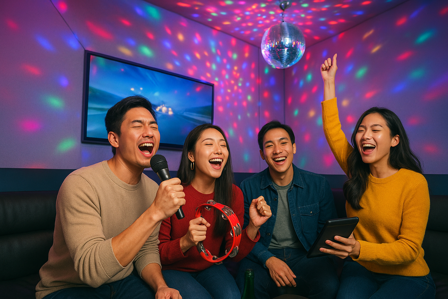 5. Belt out your favorite songs at a noraebang