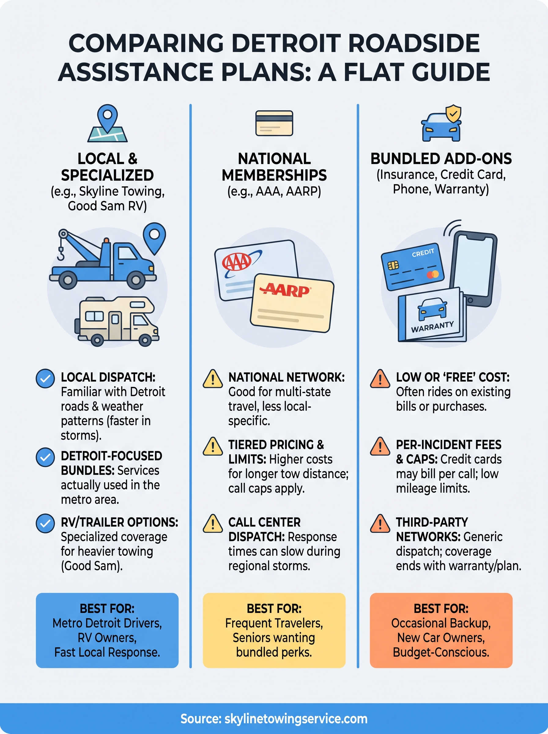 roadside assistance plans infographic