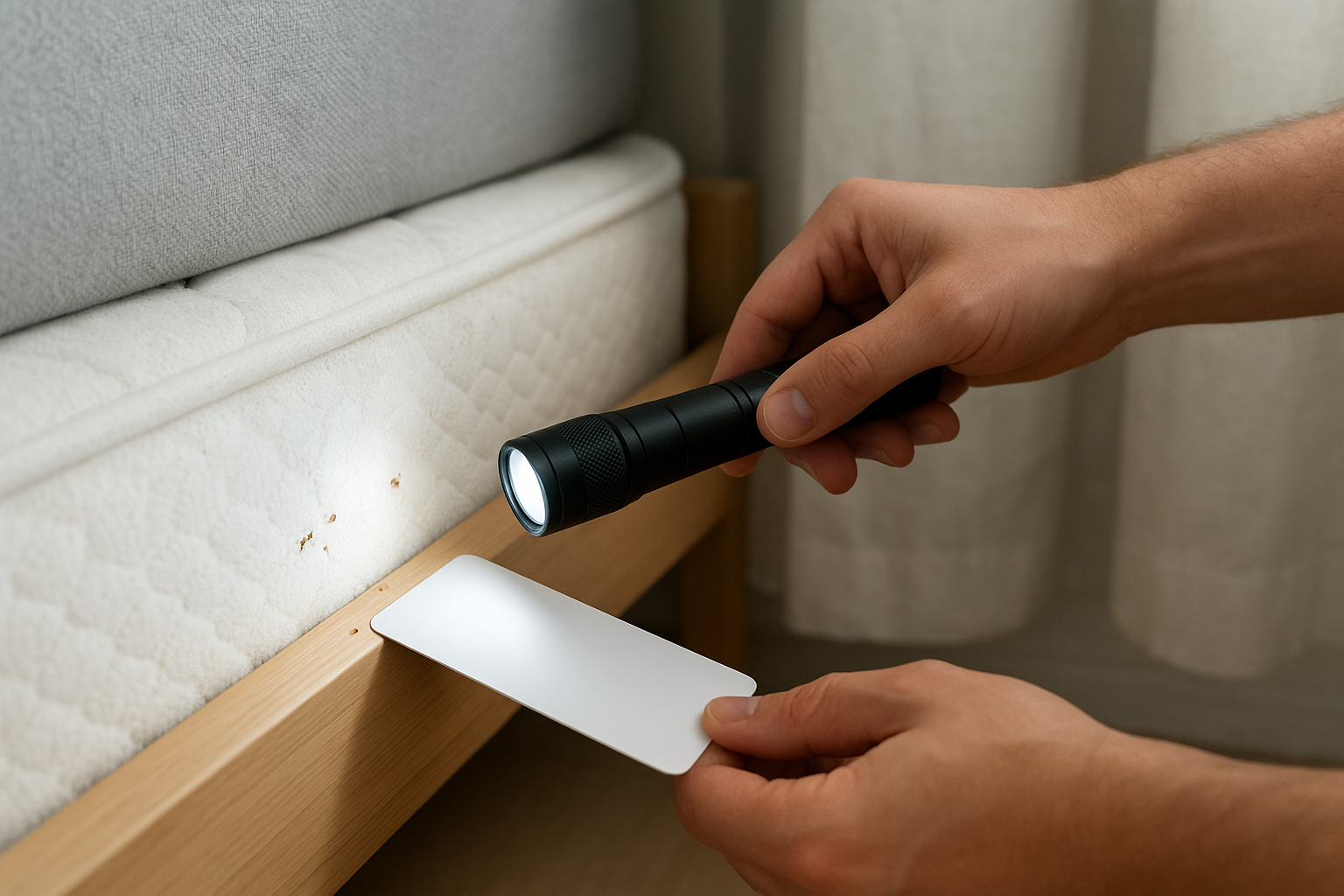 Check every gap, not just the mattress
