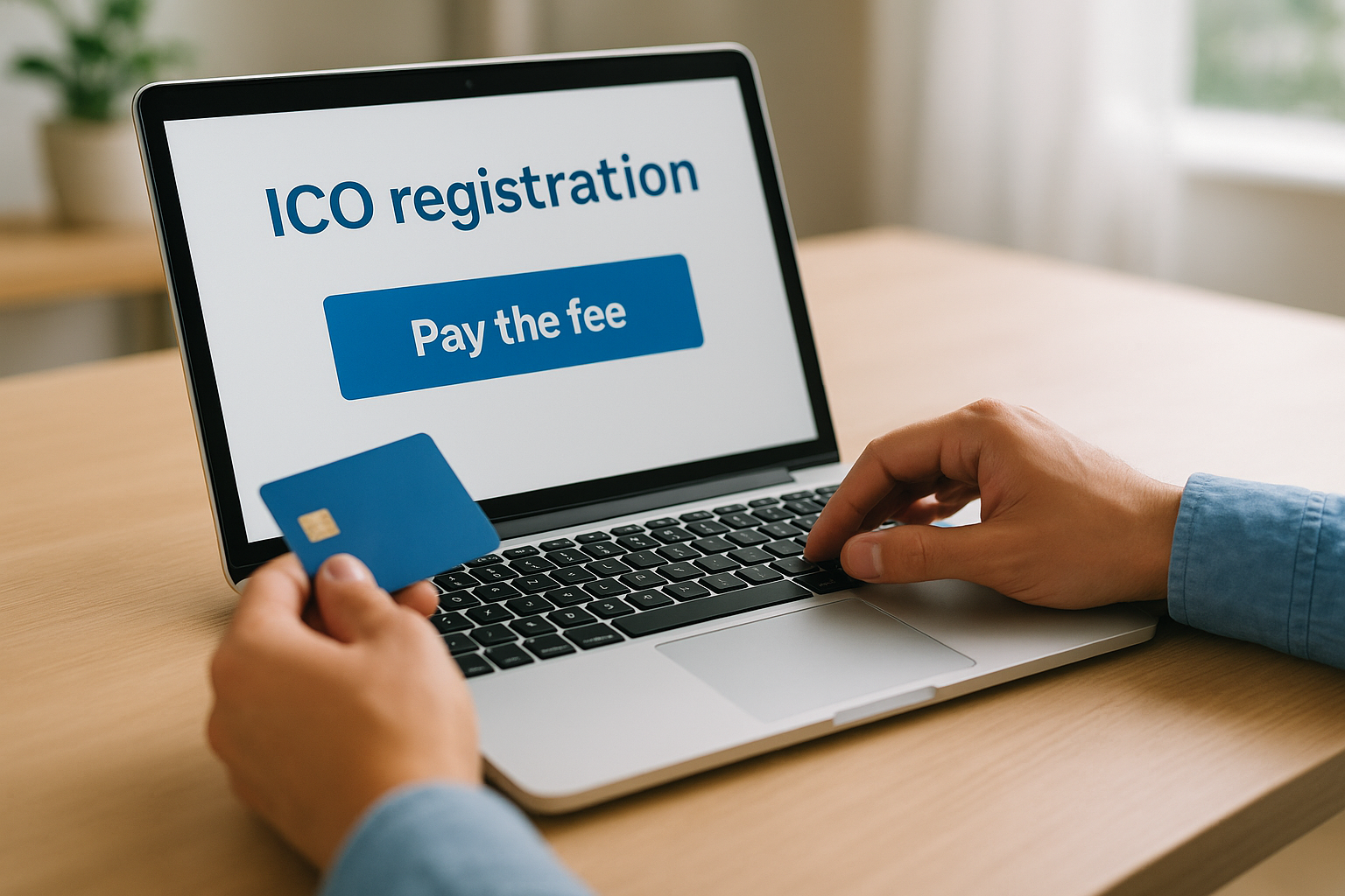 How to register with the ICO and pay the fee