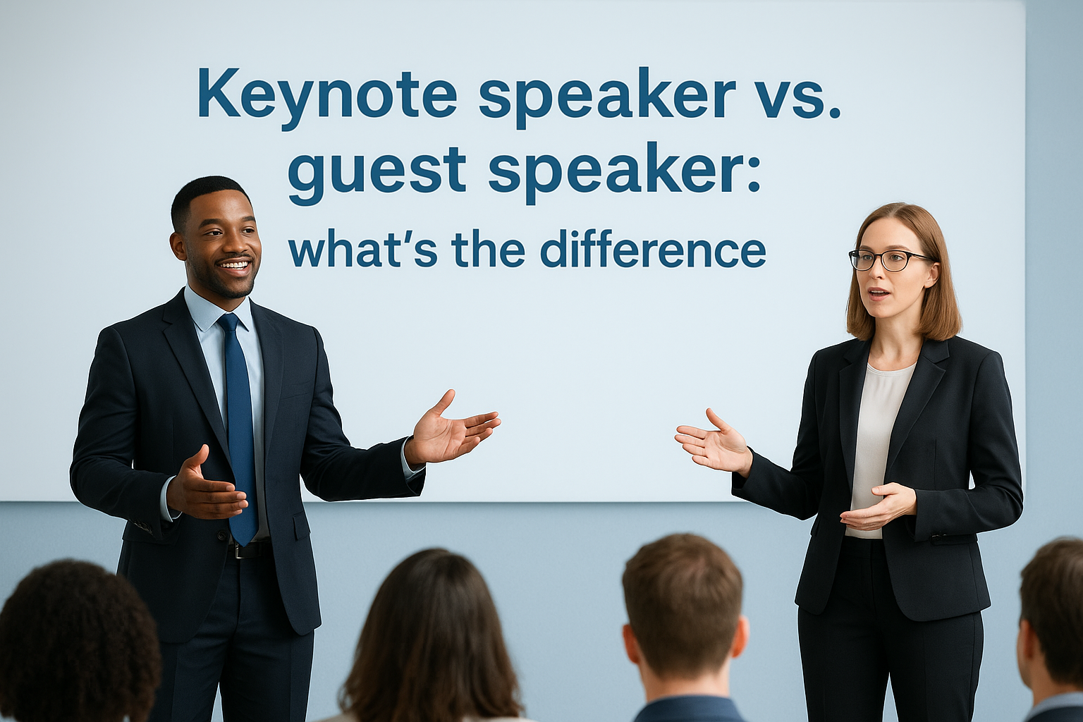 Keynote speaker vs. guest speaker: what's the difference