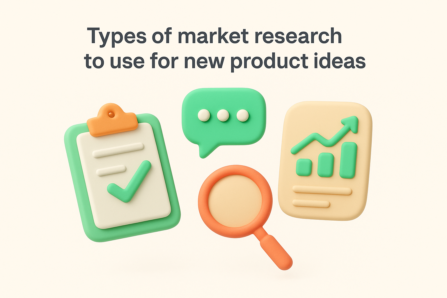 Types of market research to use for new product ideas