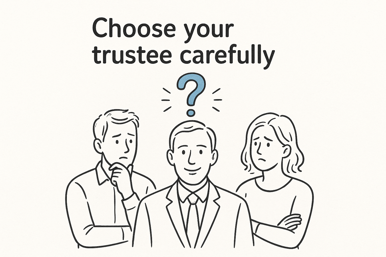 Choose your trustee carefully