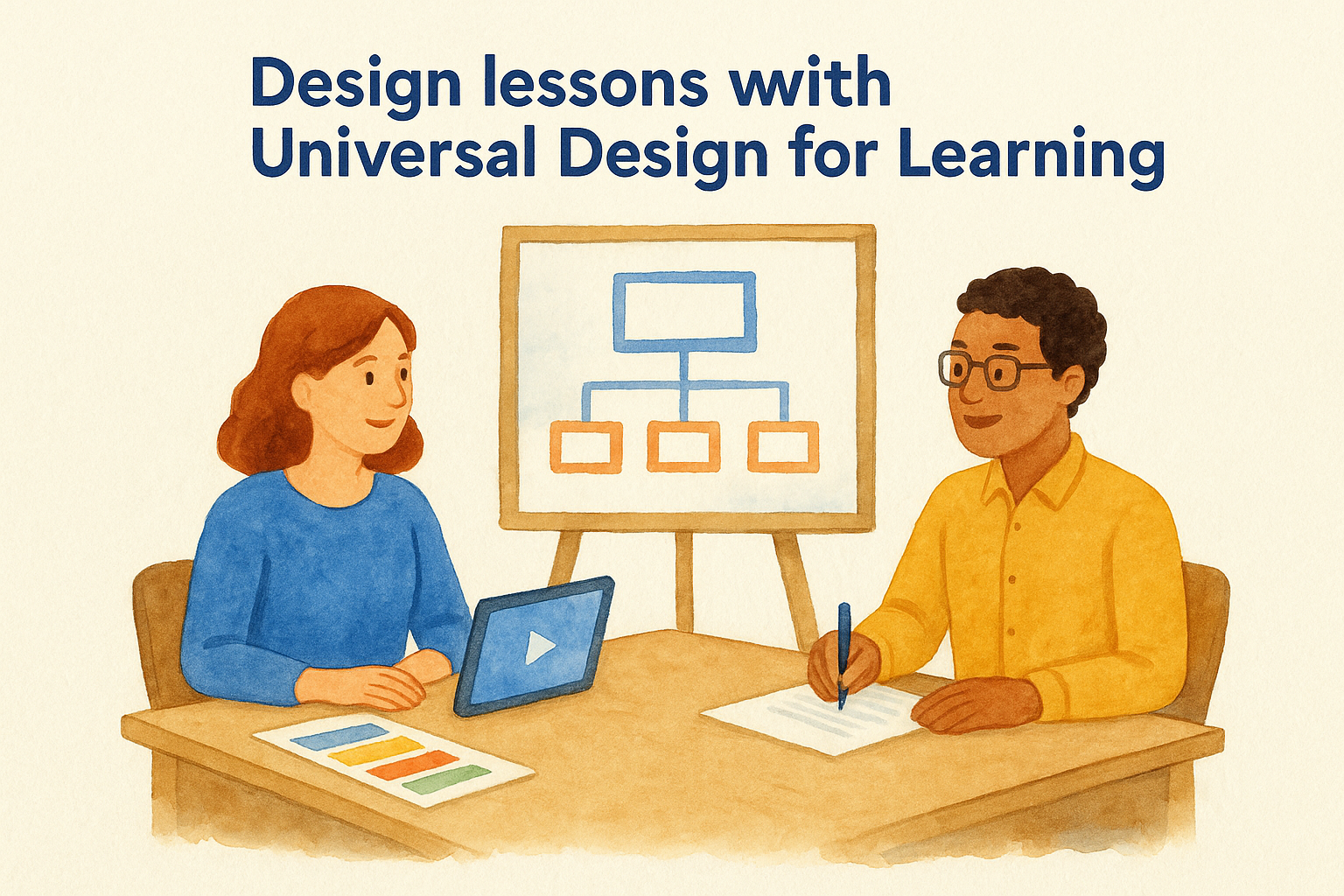 6. Design lessons with universal design for learning