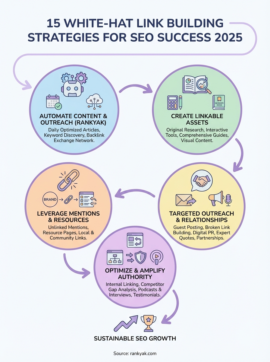 link building strategies infographic