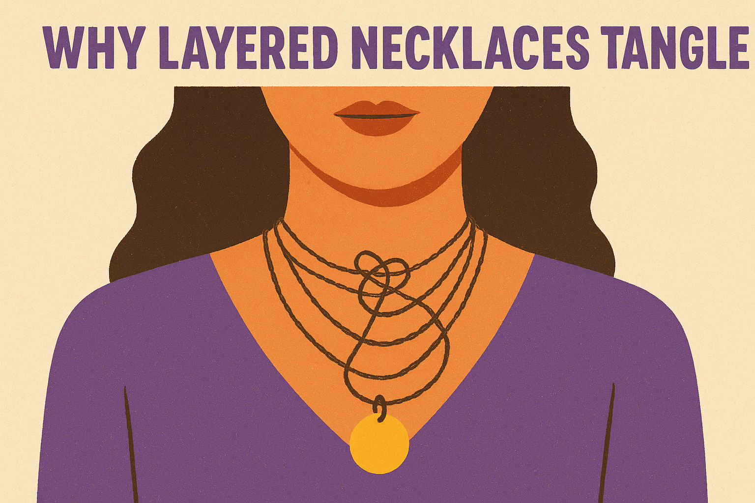 Why layered necklaces tangle
