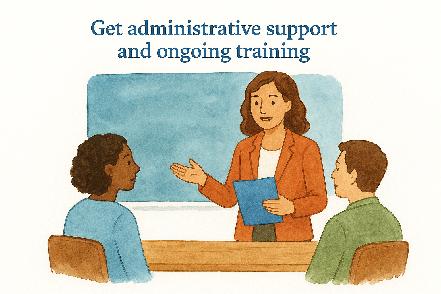9. Get administrative support and ongoing training