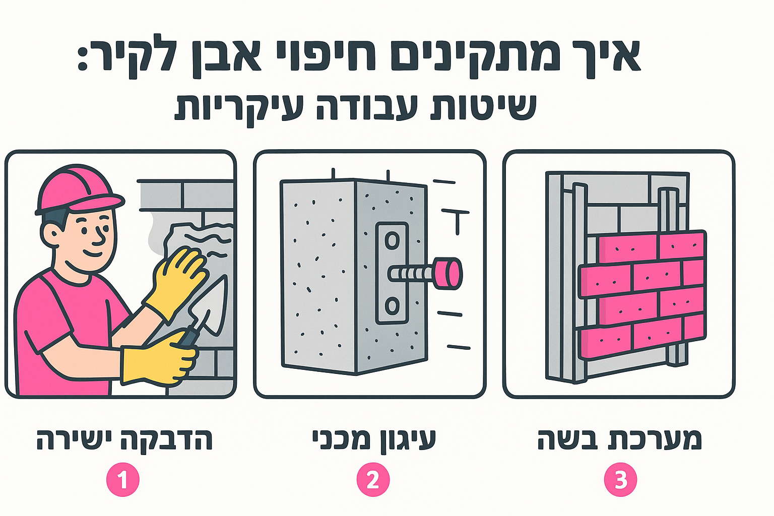 איך מתקינים חיפוי אבן לקיר: שיטות עבודה עיקריות