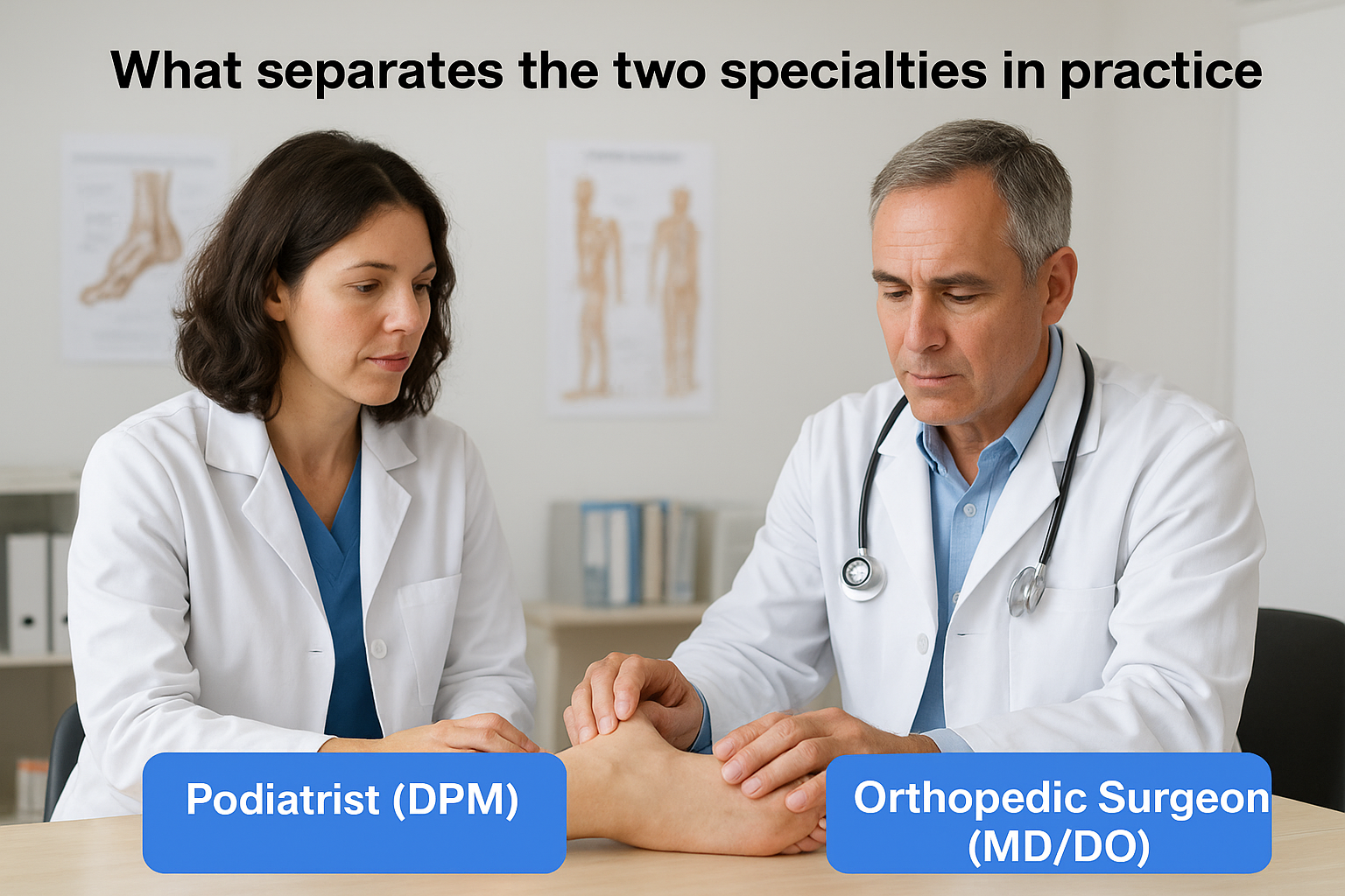 What separates the two specialties in practice
