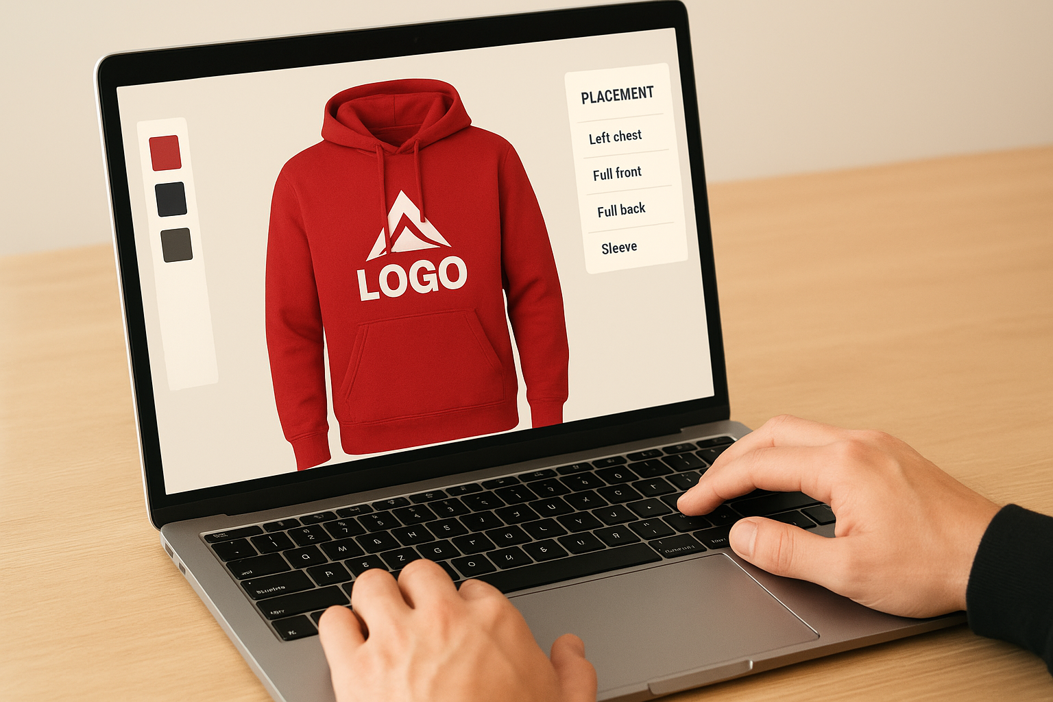 Step 4. Design your hoodie using an online tool