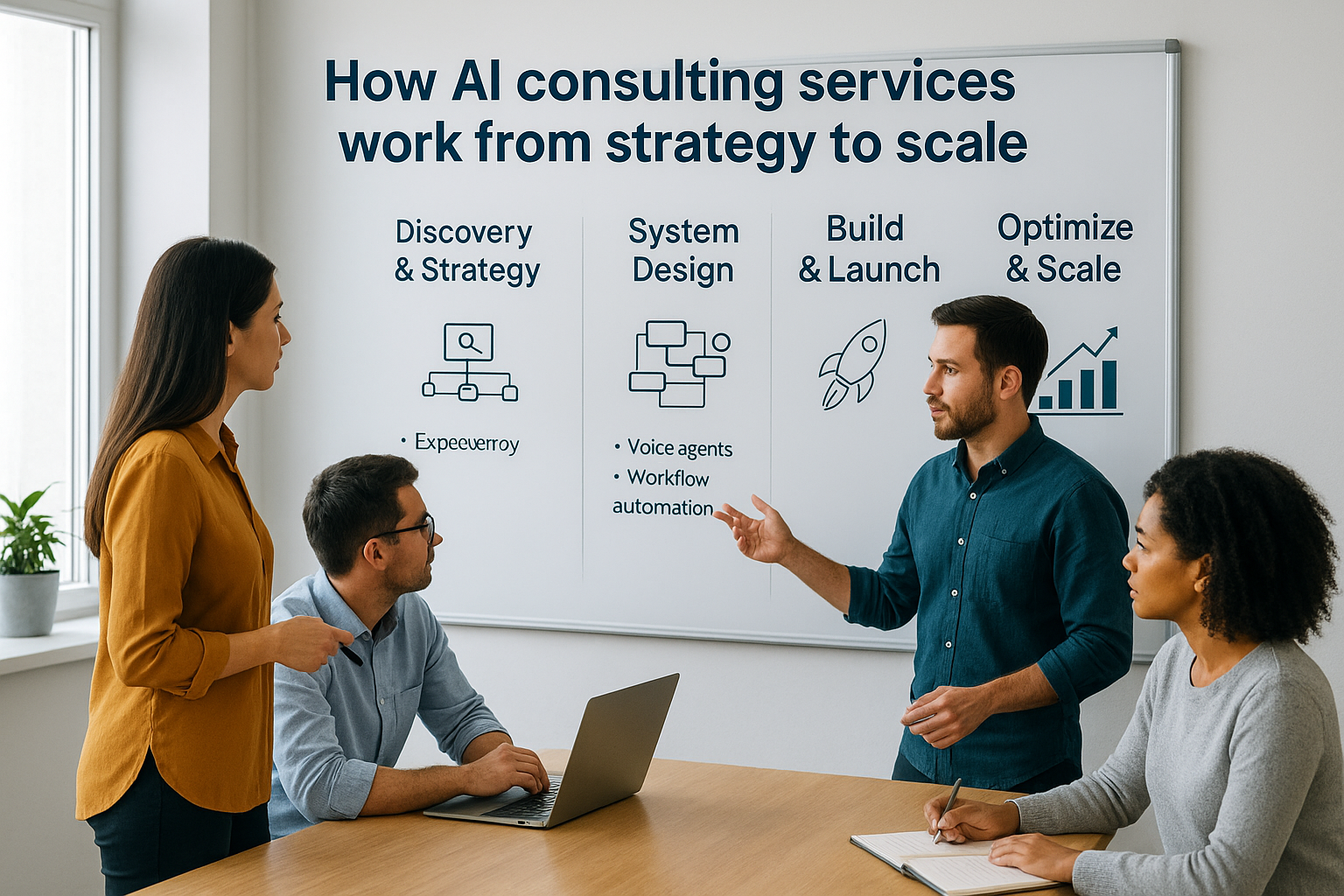 How AI consulting services work from strategy to scale