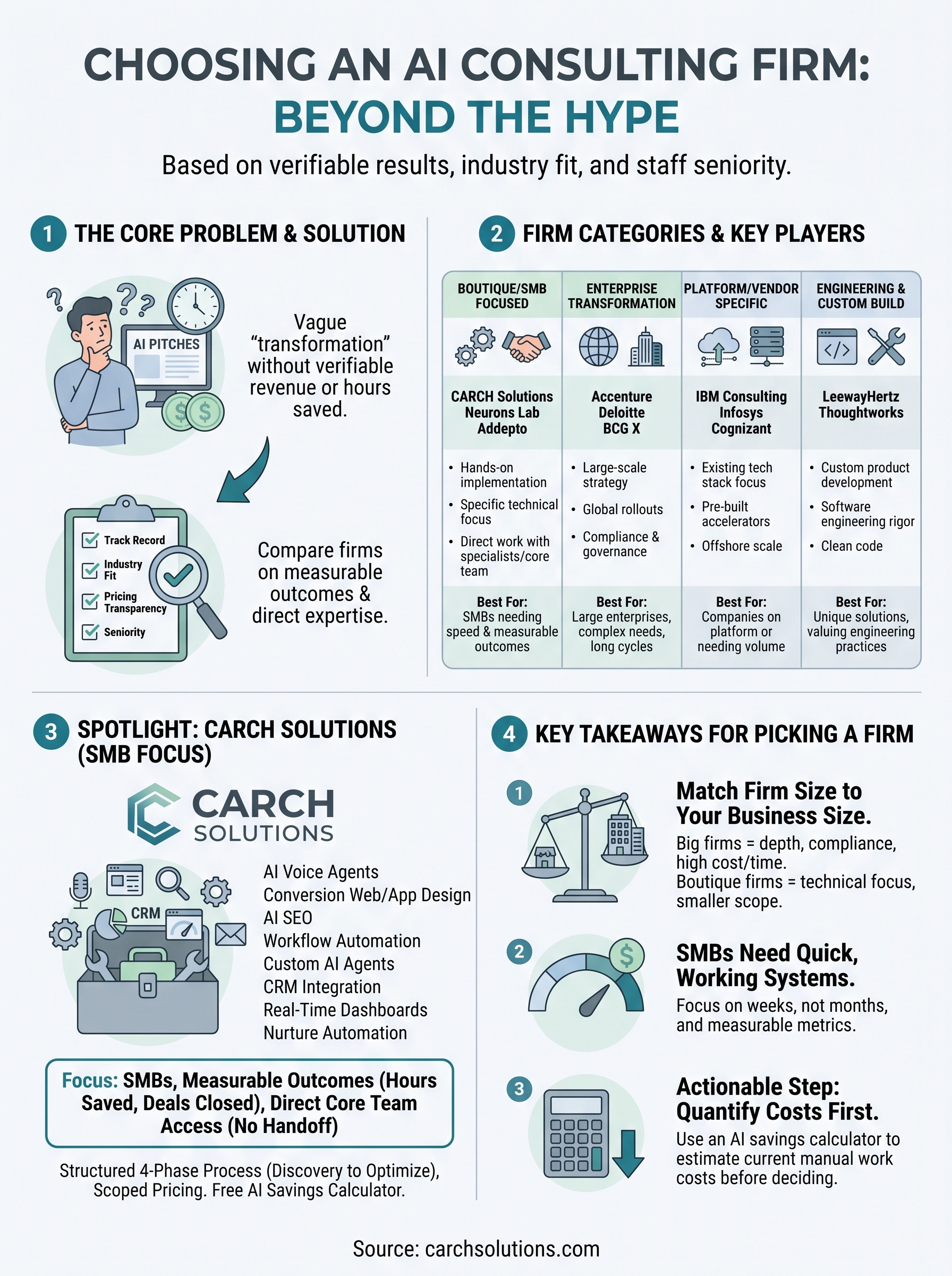 ai consulting firms infographic