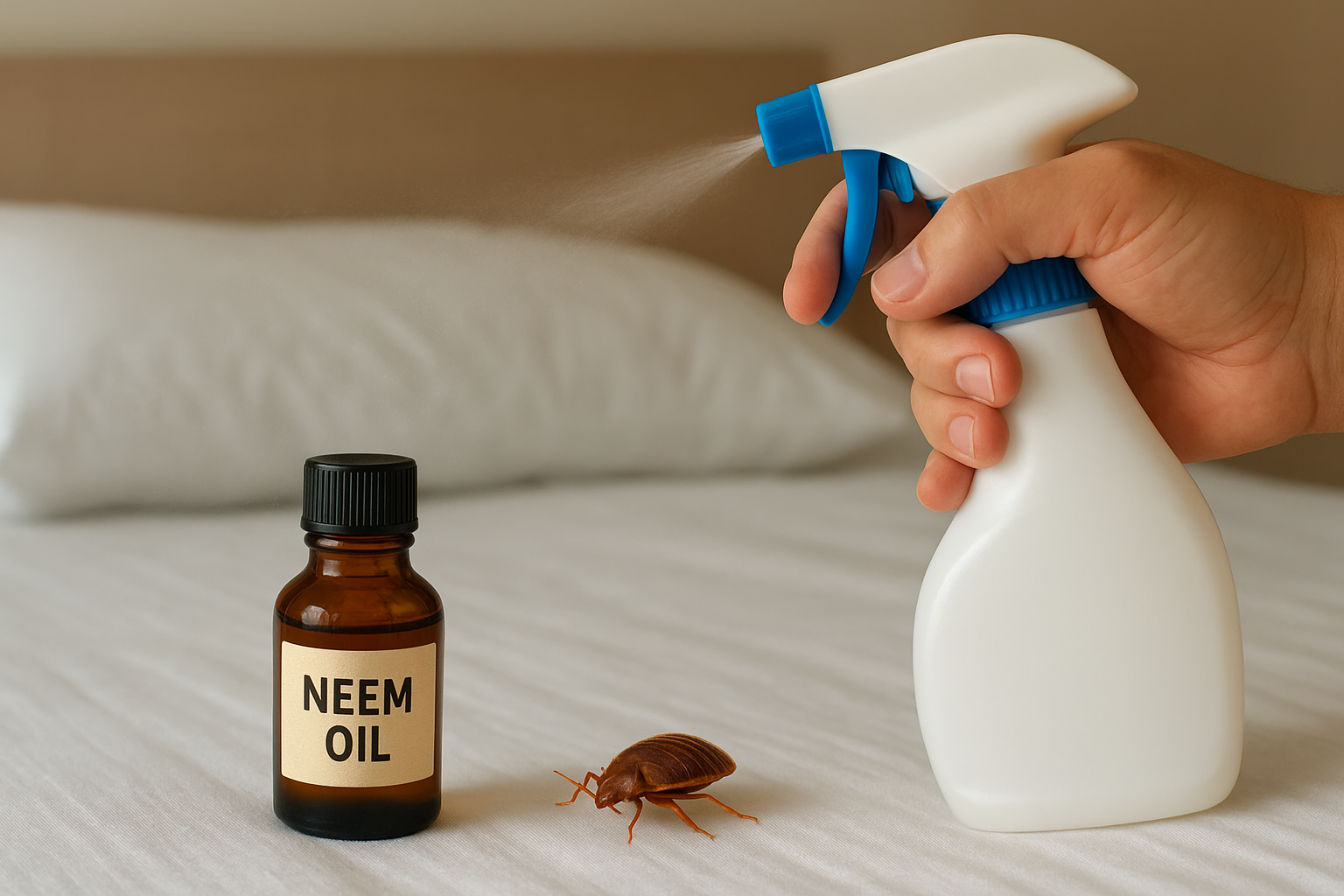 7. Neem oil spray for bed bugs