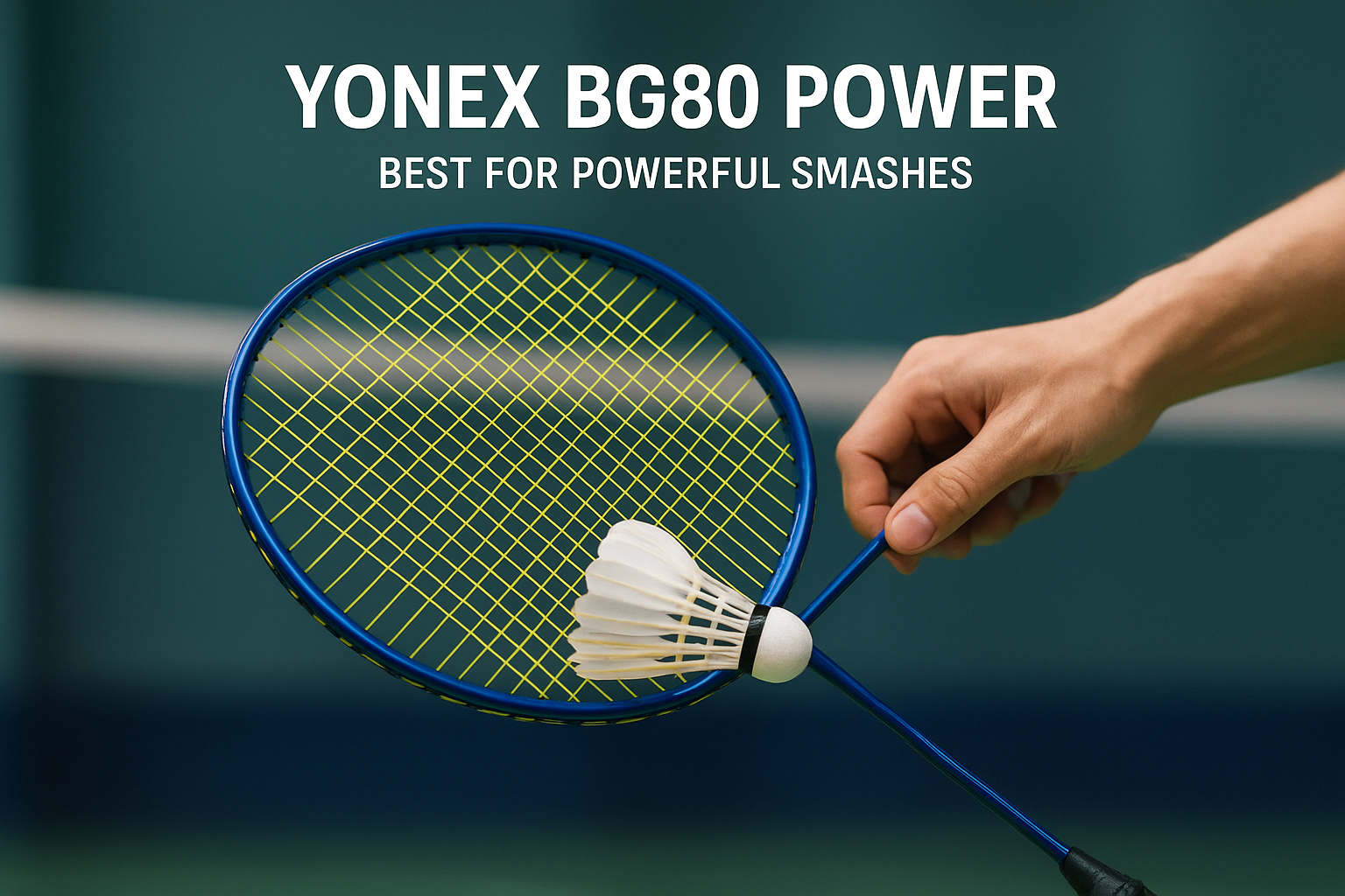 1. Yonex BG80 Power – best for powerful smashes