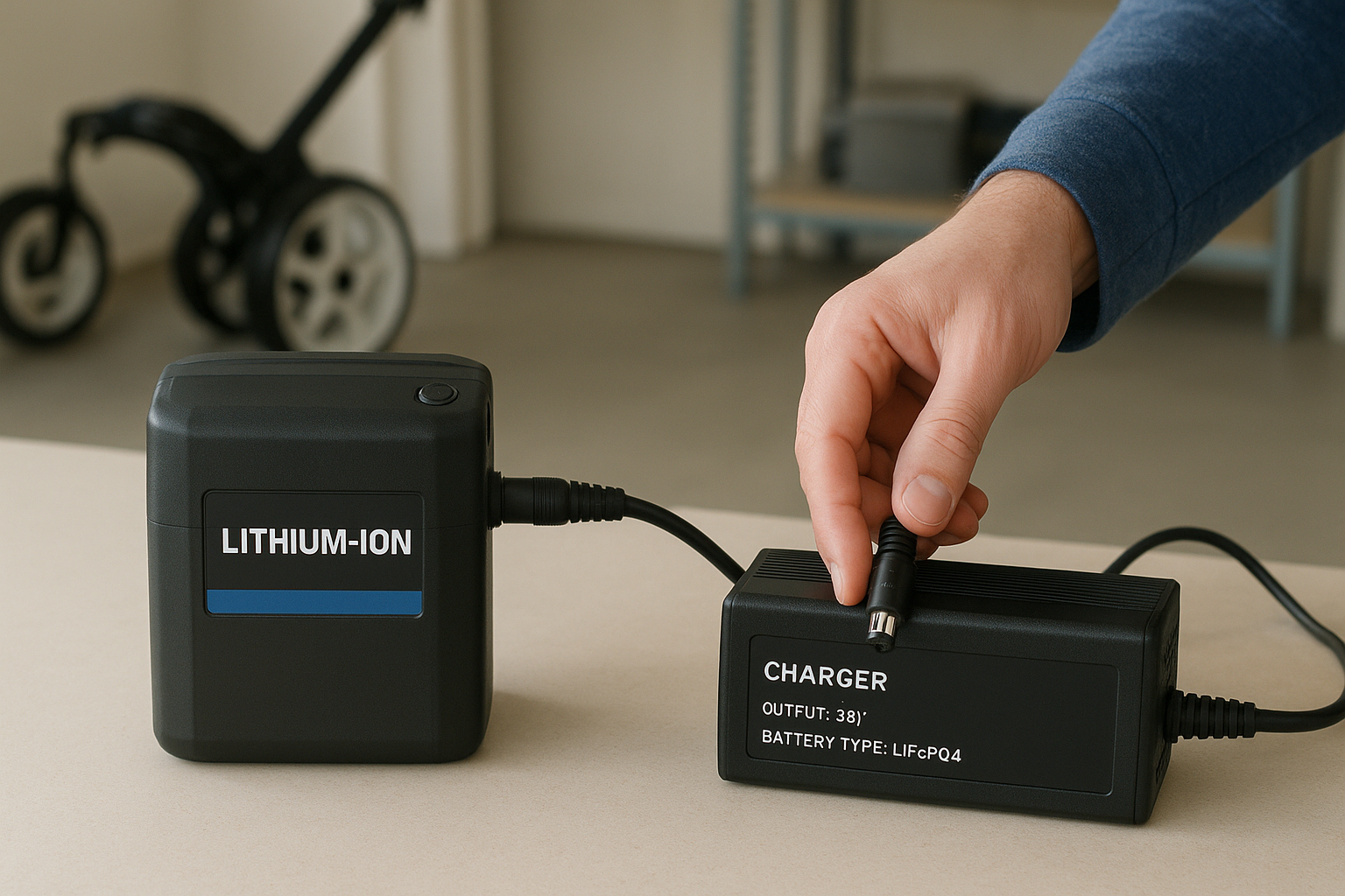 Check your battery type and charger match