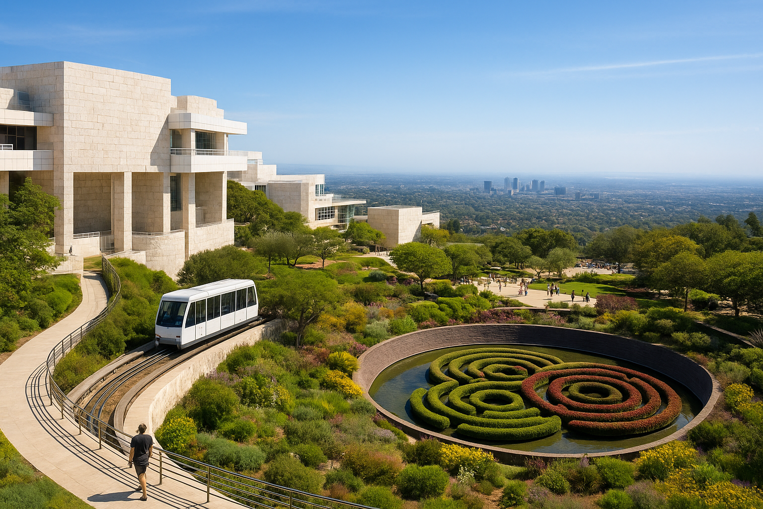 6. See art and architecture at the Getty Center