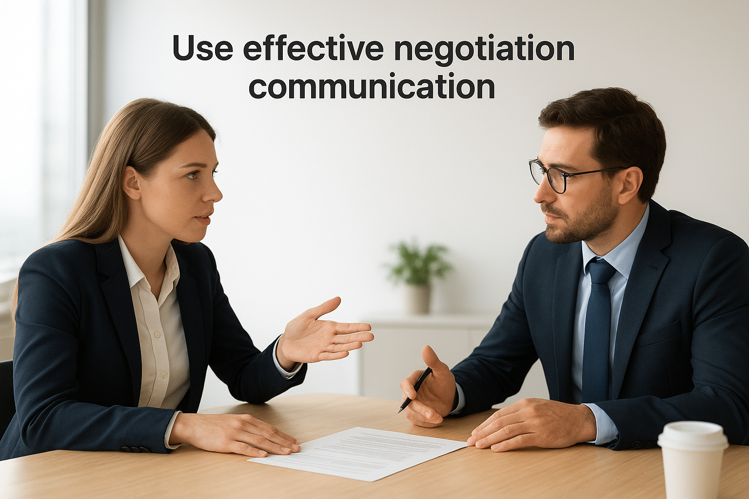How to Negotiate a Contract: 8 Steps With Tips & Examples 5 5. Use effective negotiation communication