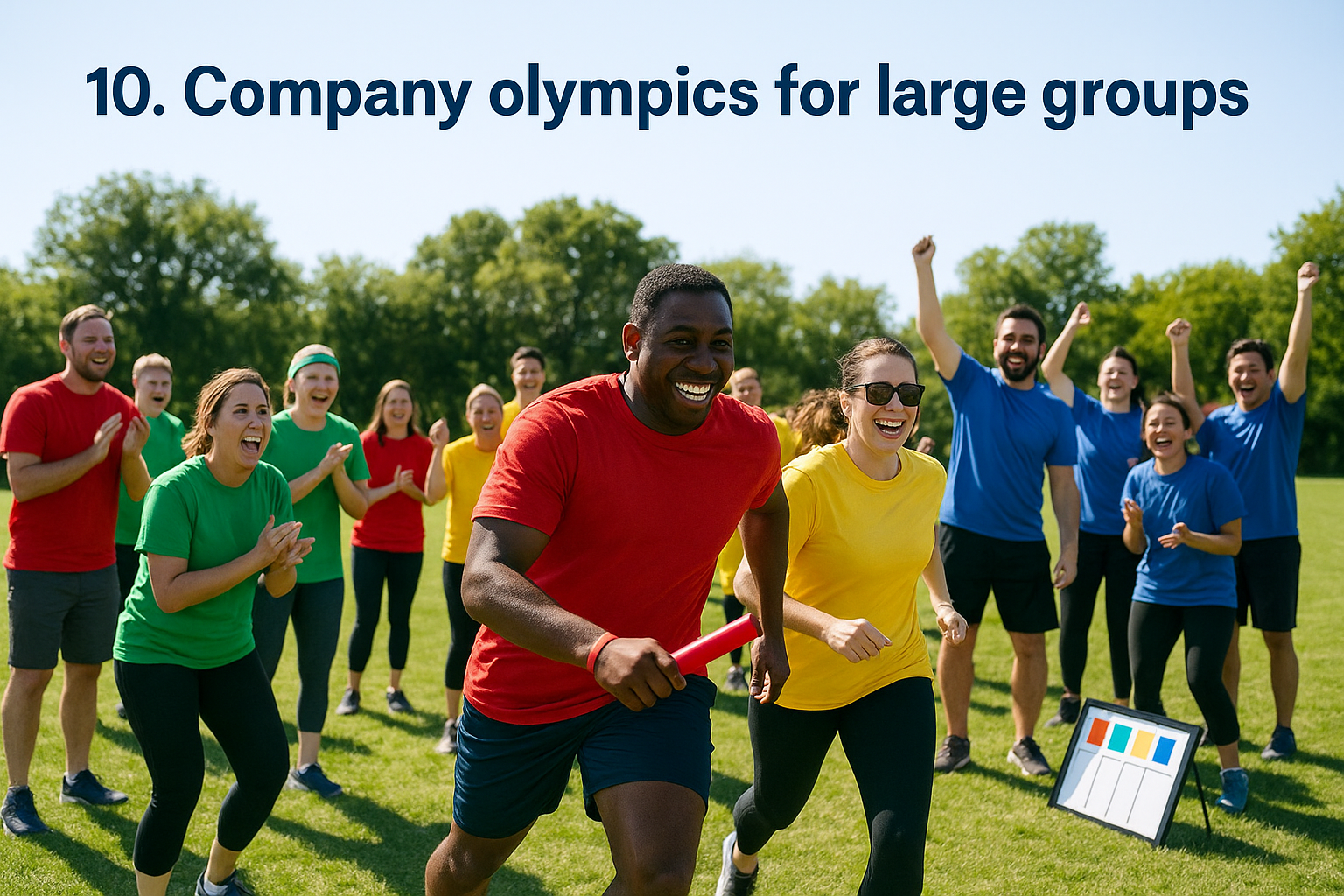 10. Company olympics for large groups