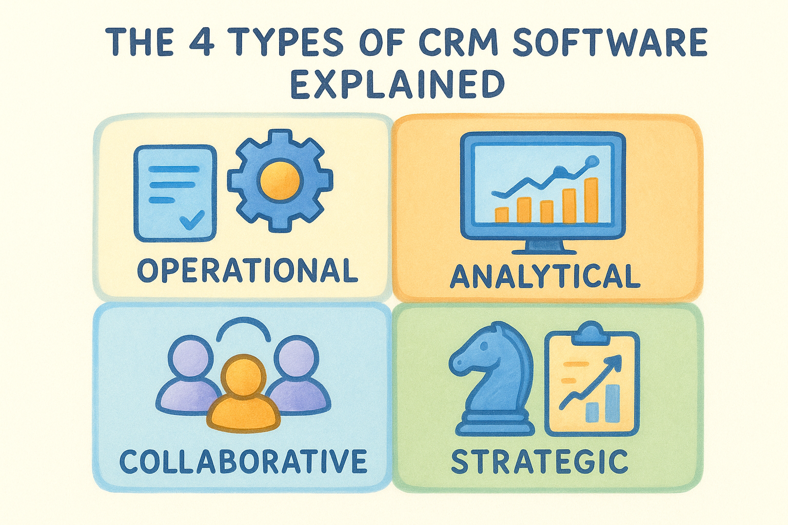 13. The 4 types of CRM software explained